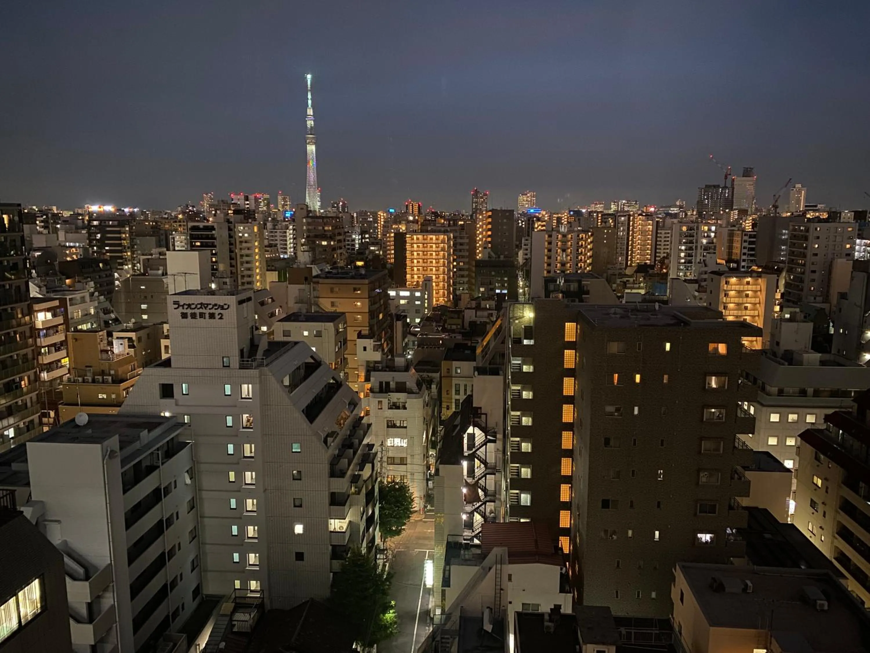 City view in hotel MONday Premium Ueno Okachimachi