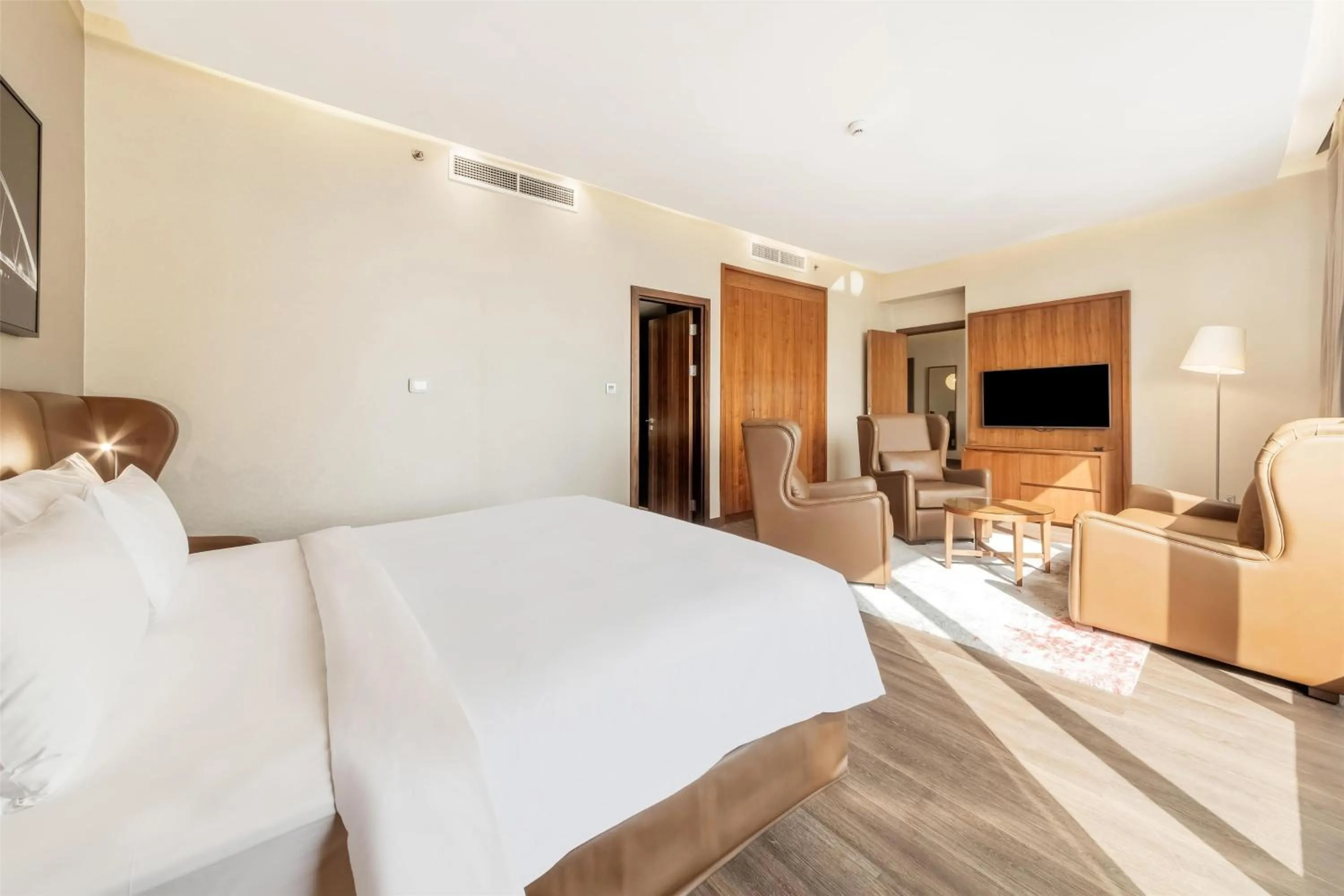 Photo of the whole room, Bed in Radisson Blu Hotel, Dubai Canal View