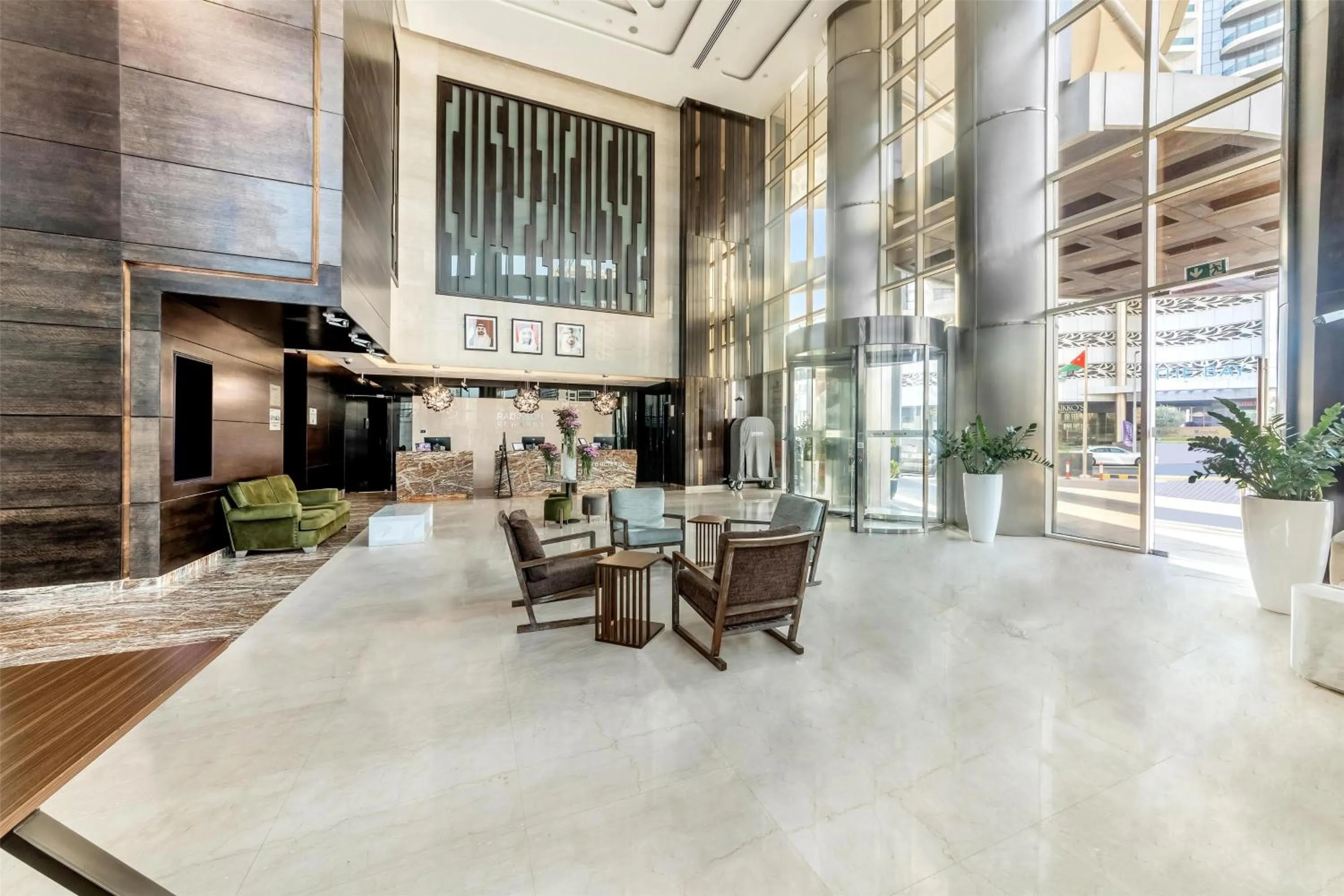 Lobby or reception in Radisson Blu Hotel, Dubai Canal View