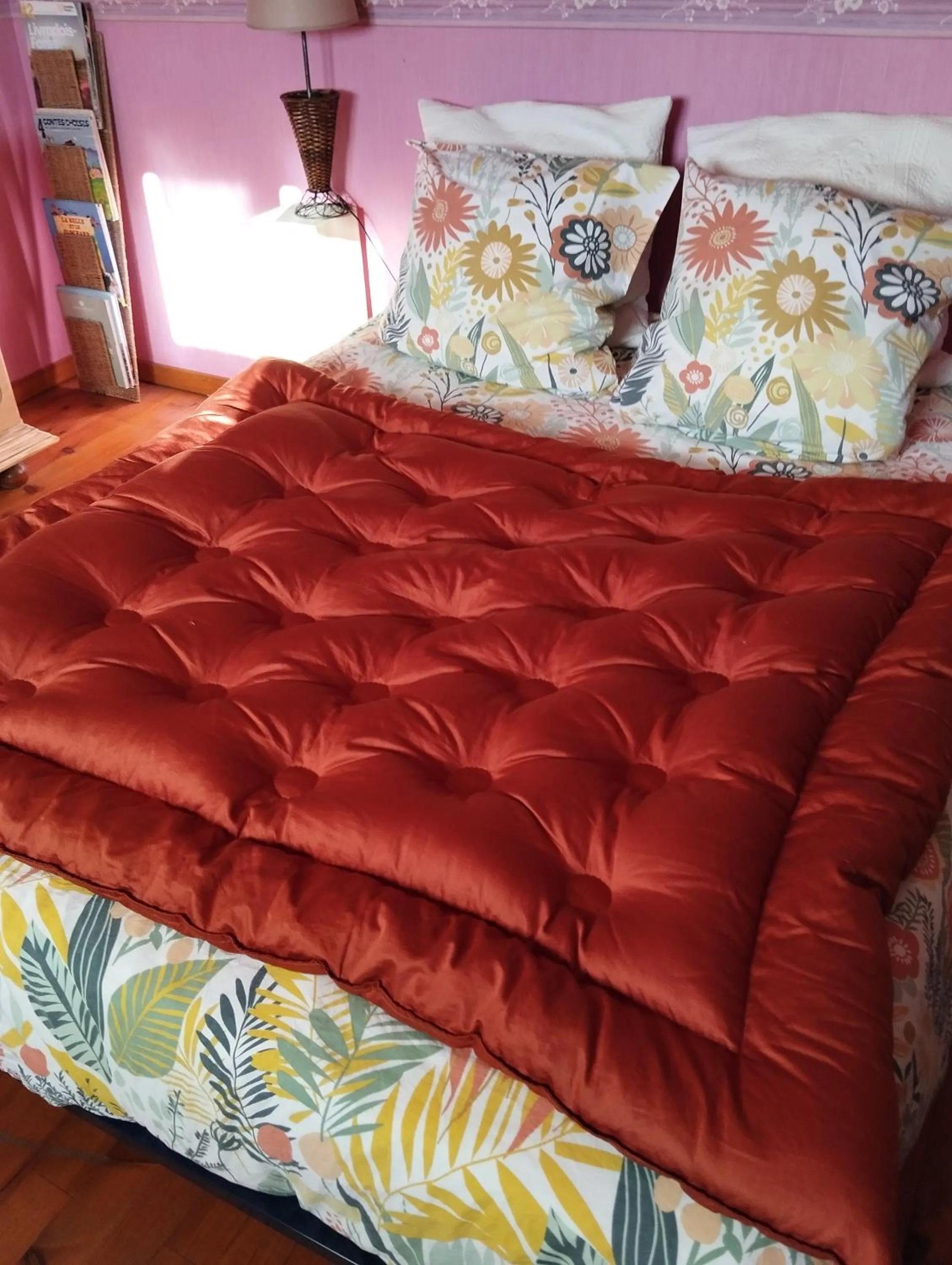 Bed in Chambres d'hôtes le Clos de la Presle