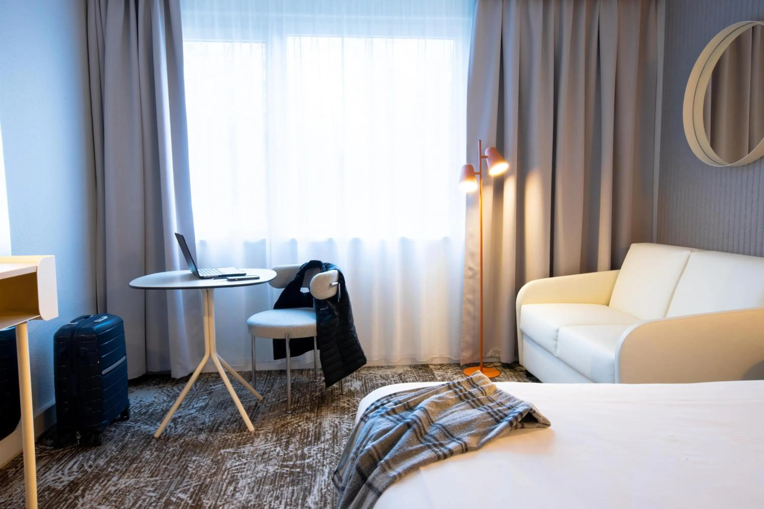 Bed in Novotel Mulhouse Bâle Fribourg