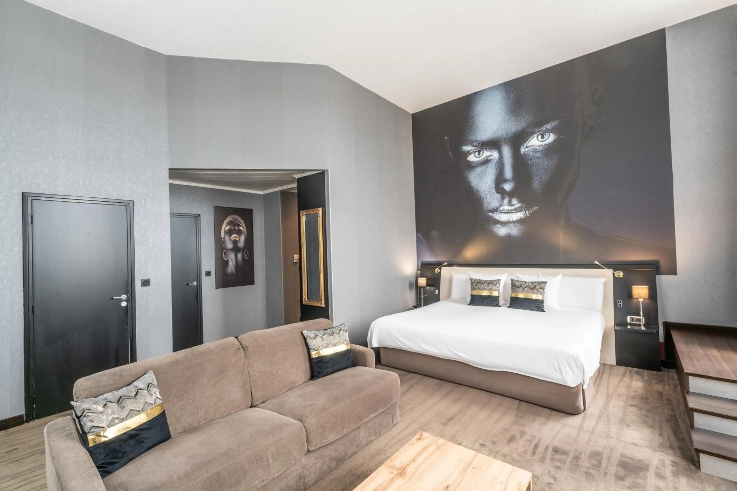 Bed in Mercure Le Mans Centre