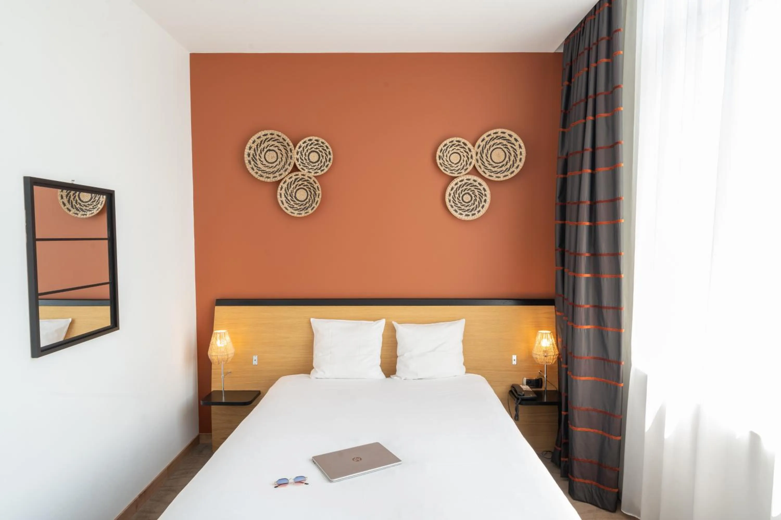 Bed in Mercure Le Mans Centre