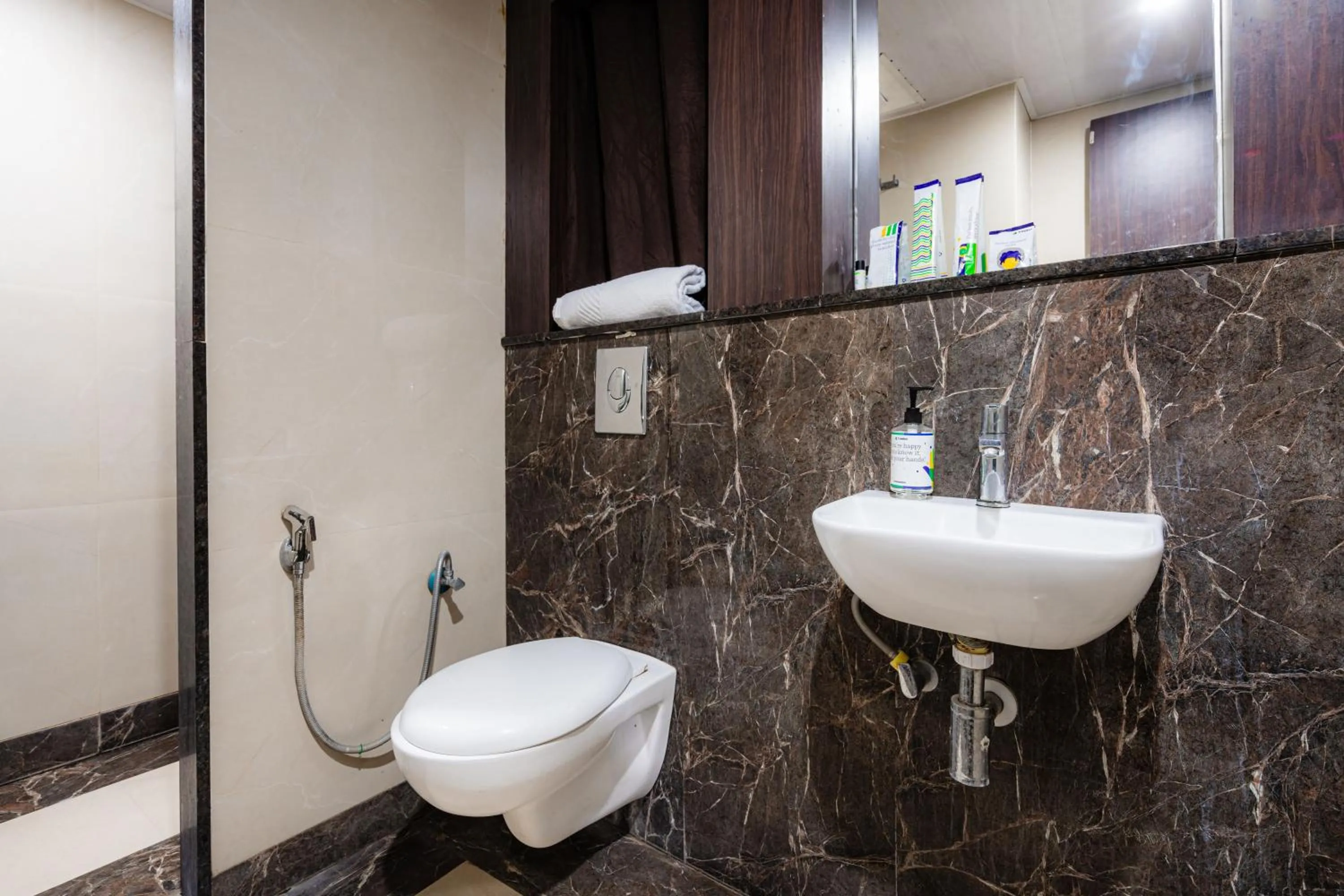 Bathroom in Treebo Silver Apartment