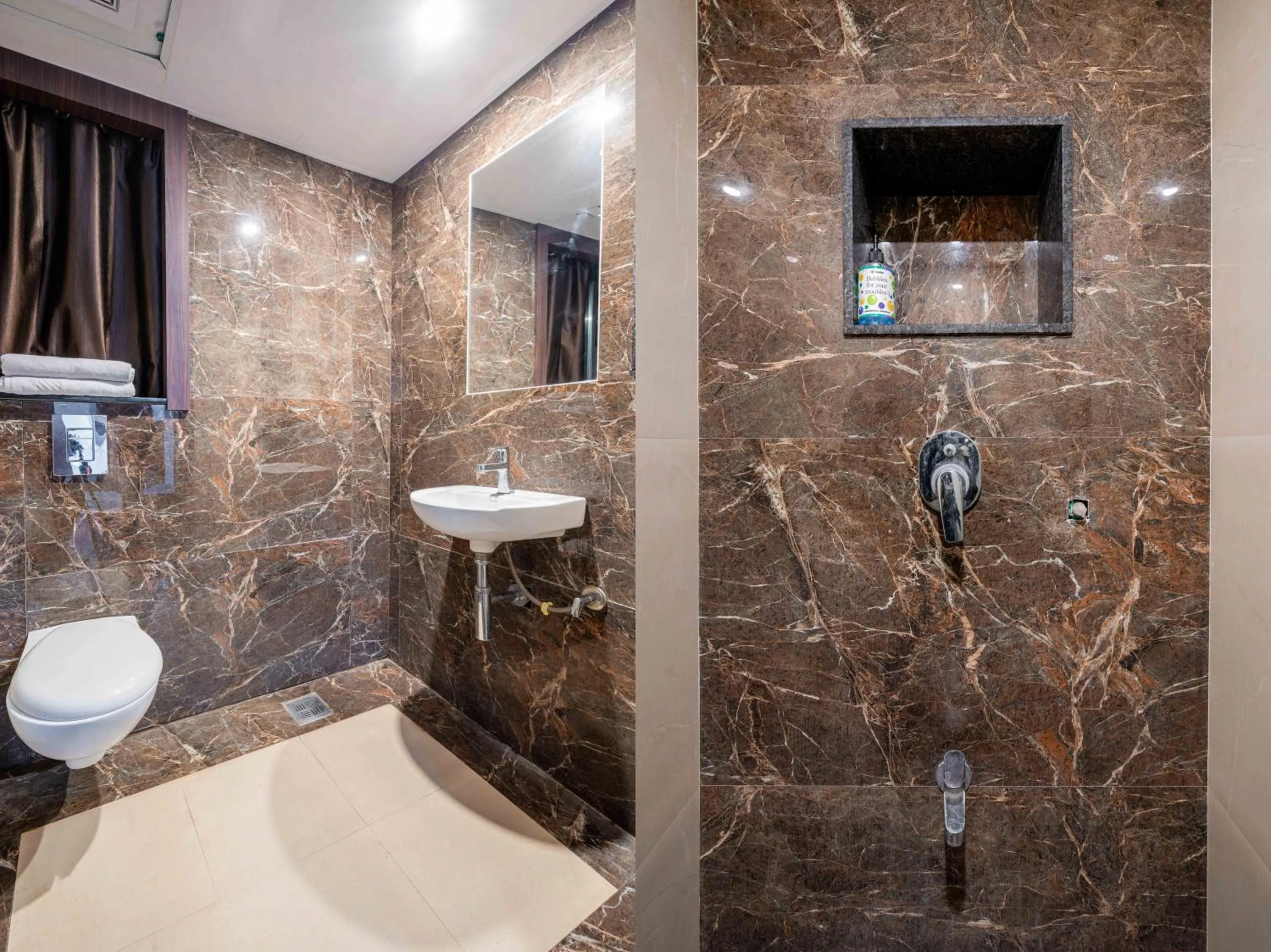 Bathroom in Treebo Silver Apartment