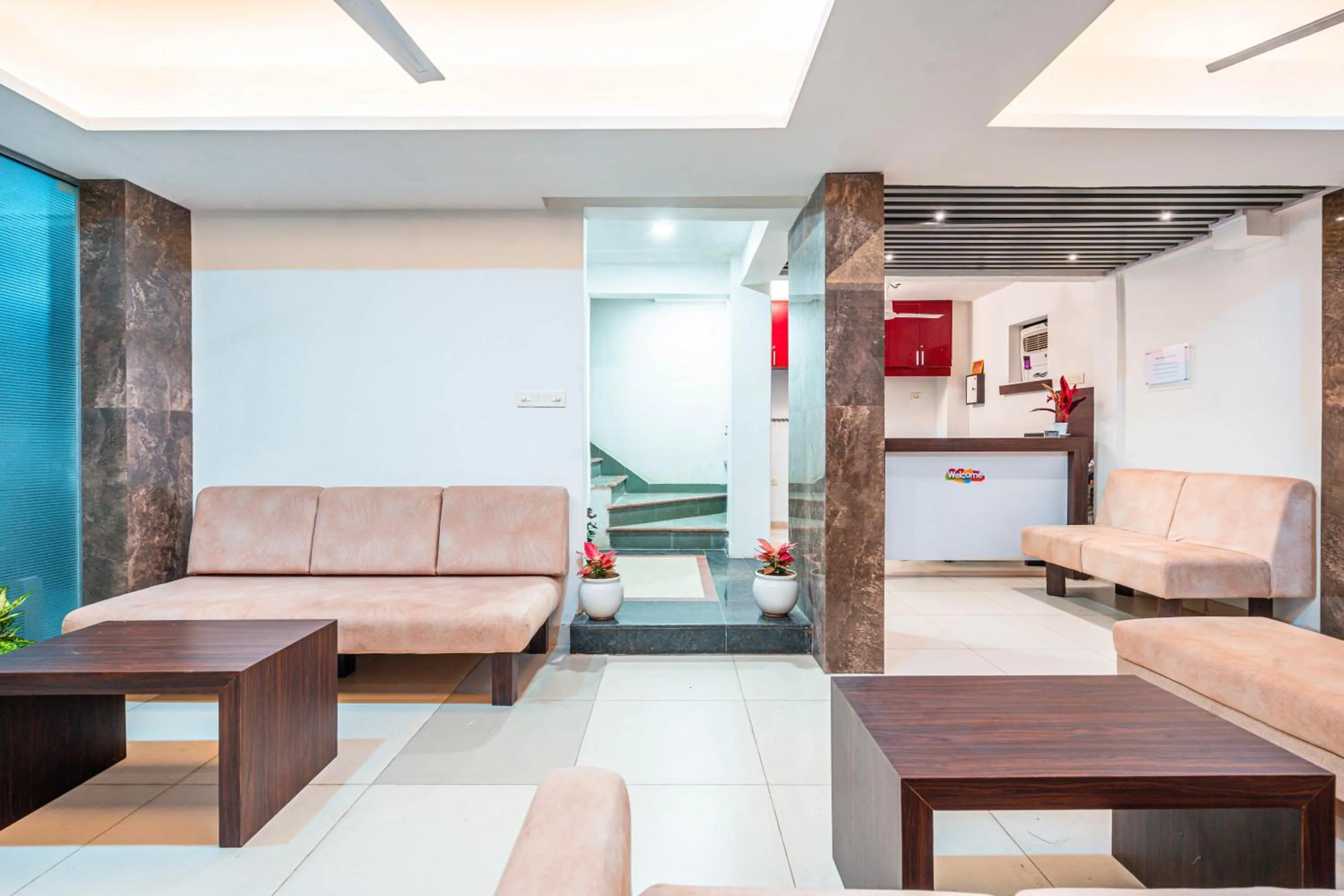 Lobby or reception in Treebo Silver Apartment