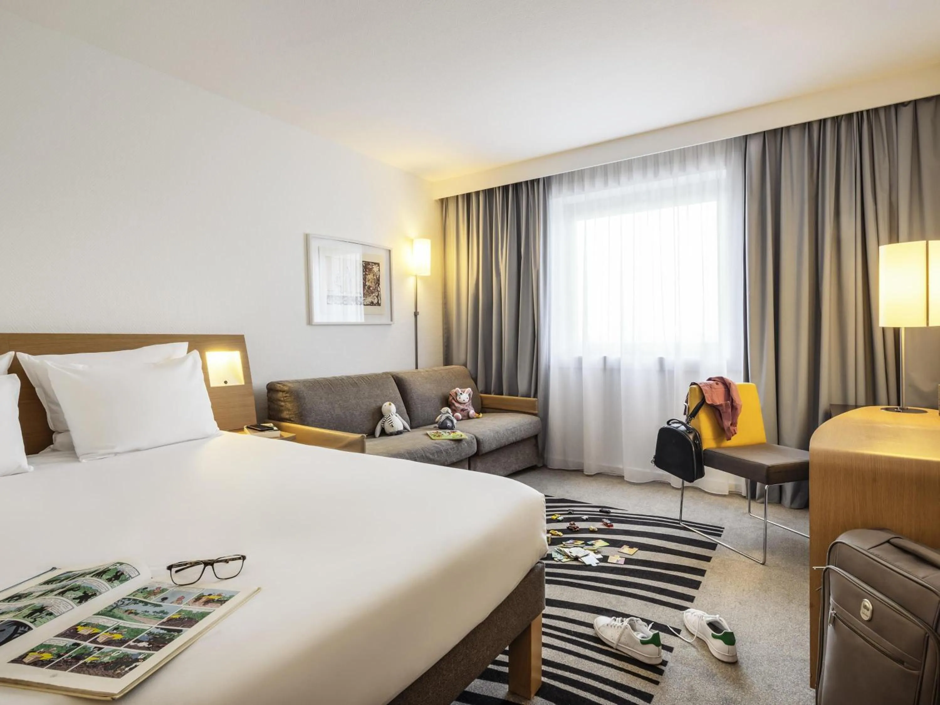 Bedroom, Bed in Novotel Marne-la-Vallée Noisy-le-Grand