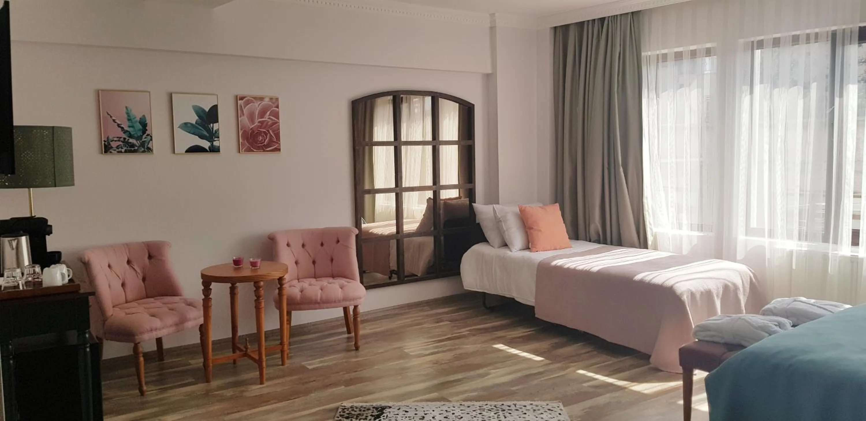 Bed in Fuego Design Suites