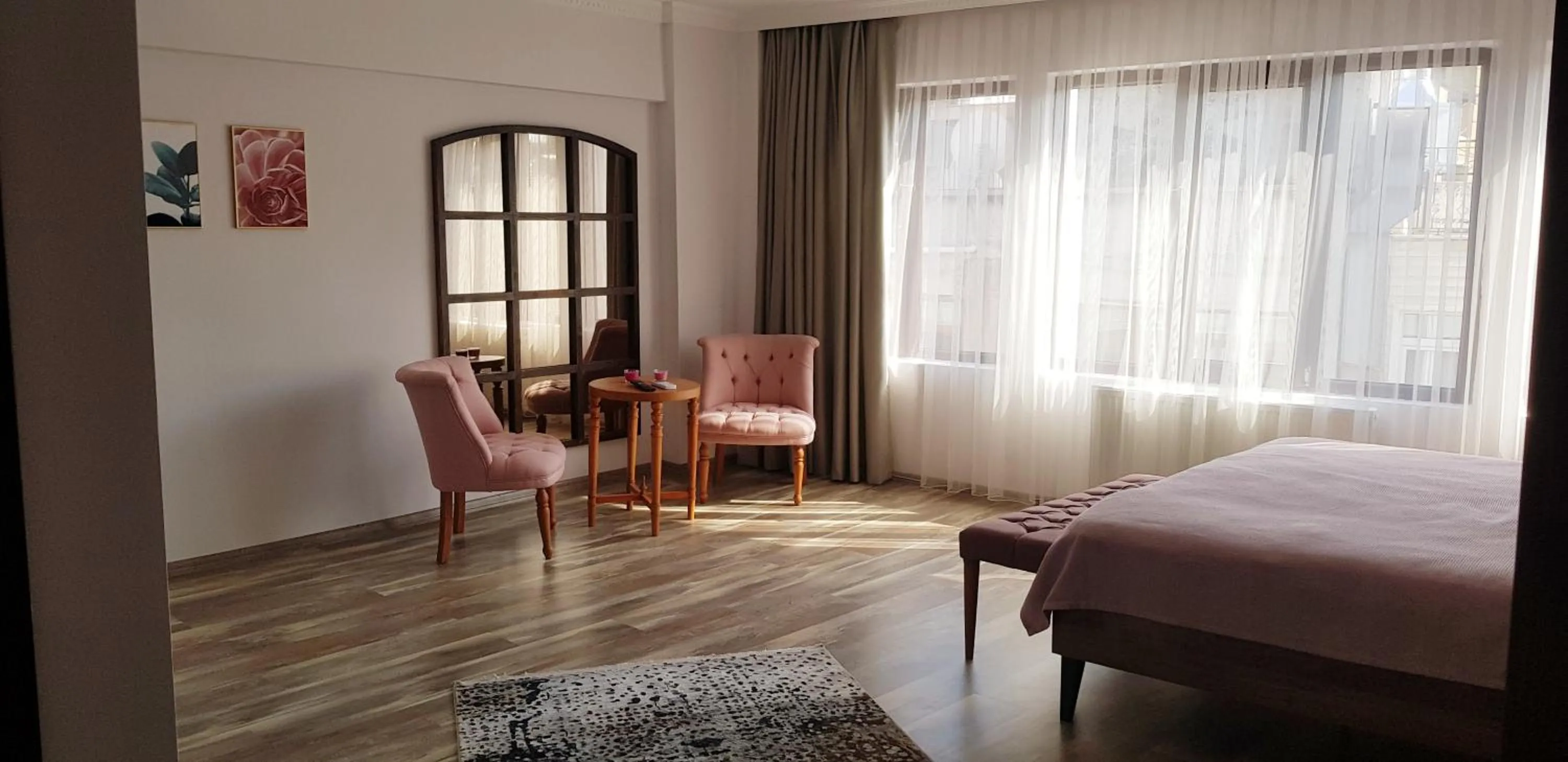 Bed in Fuego Design Suites