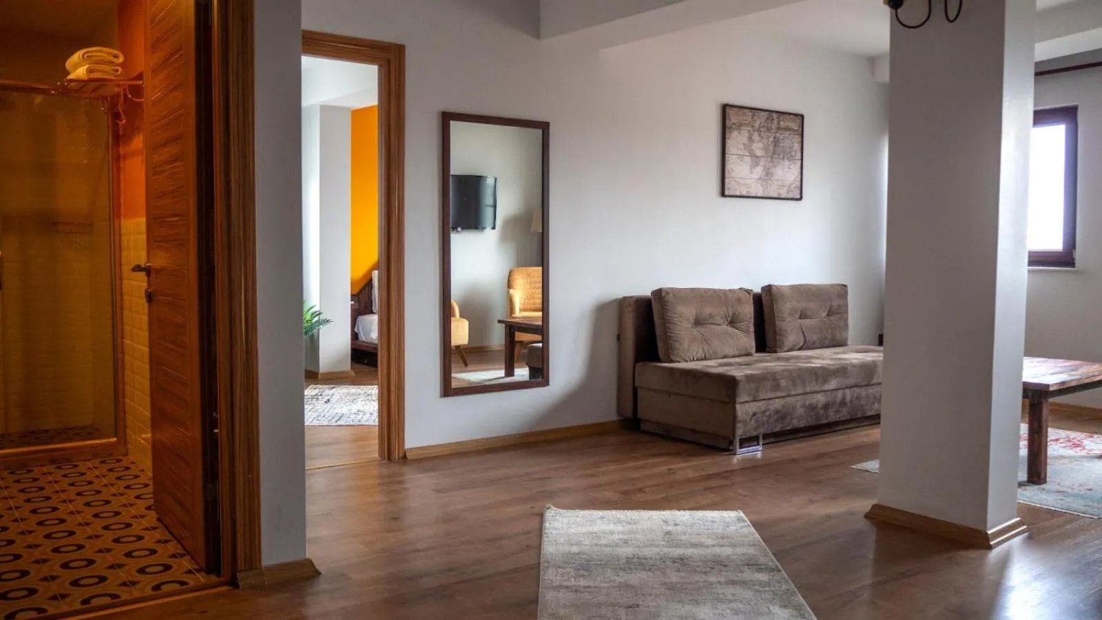 Bed in Fuego Design Suites