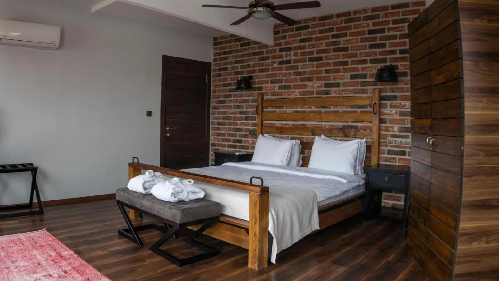 Bed in Fuego Design Suites