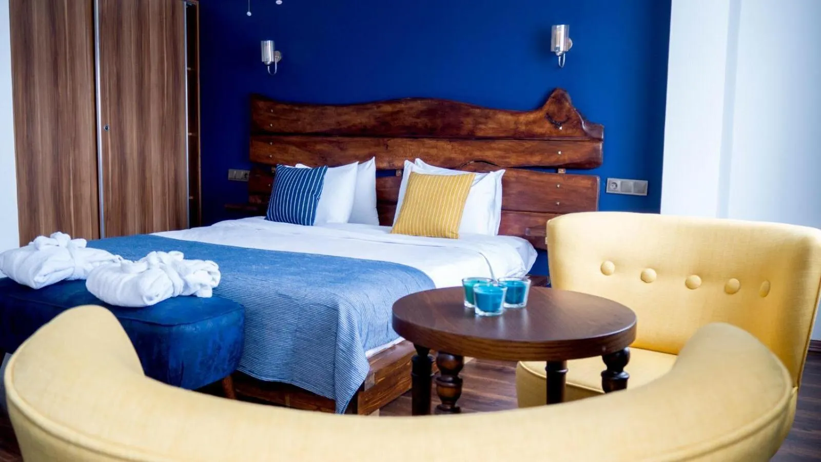 Bed in Fuego Design Suites