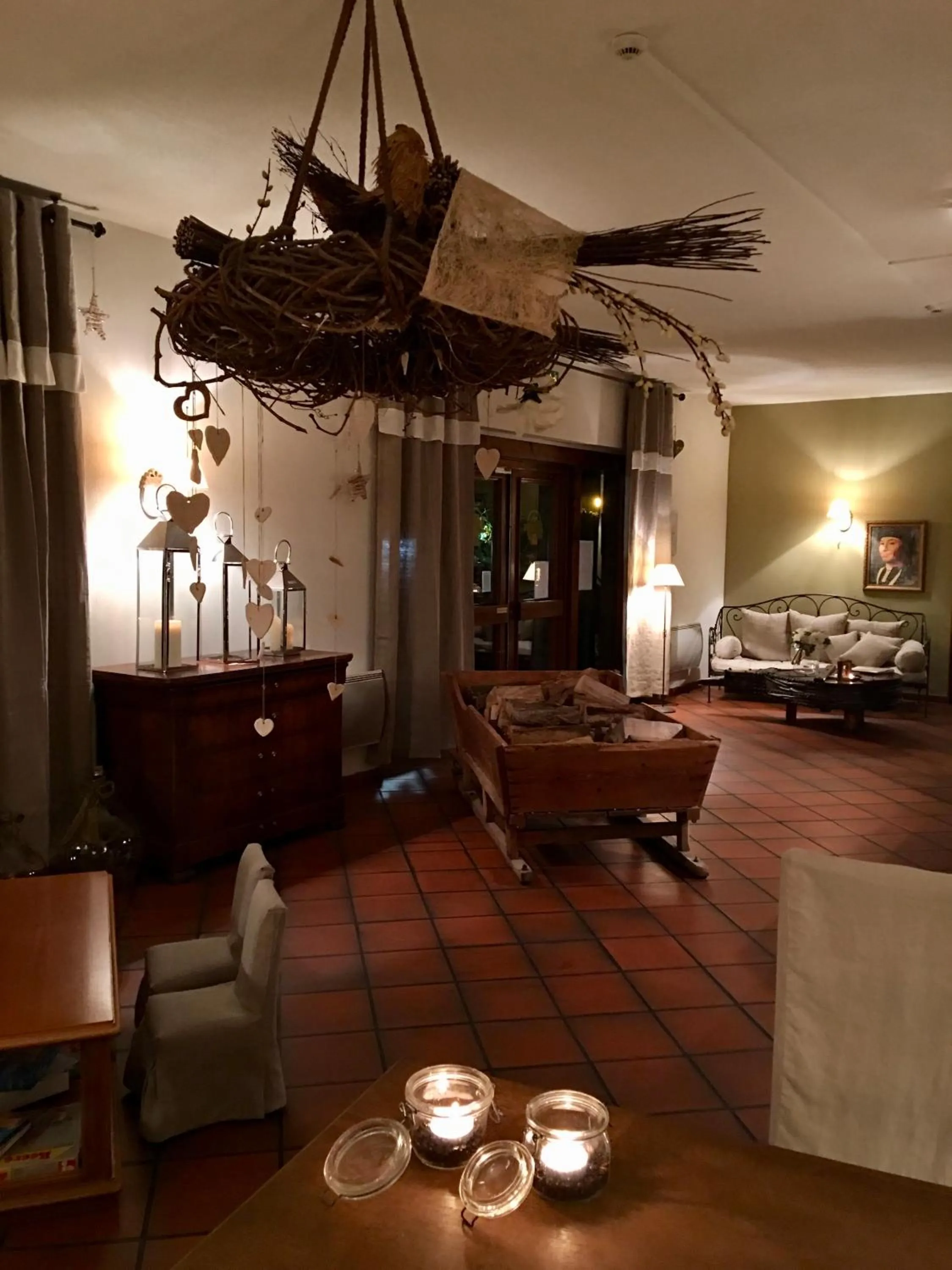 Lobby or reception, Bed in Hôtel Restaurant Verger des Châteaux, The Originals Relais, proche Sélestat