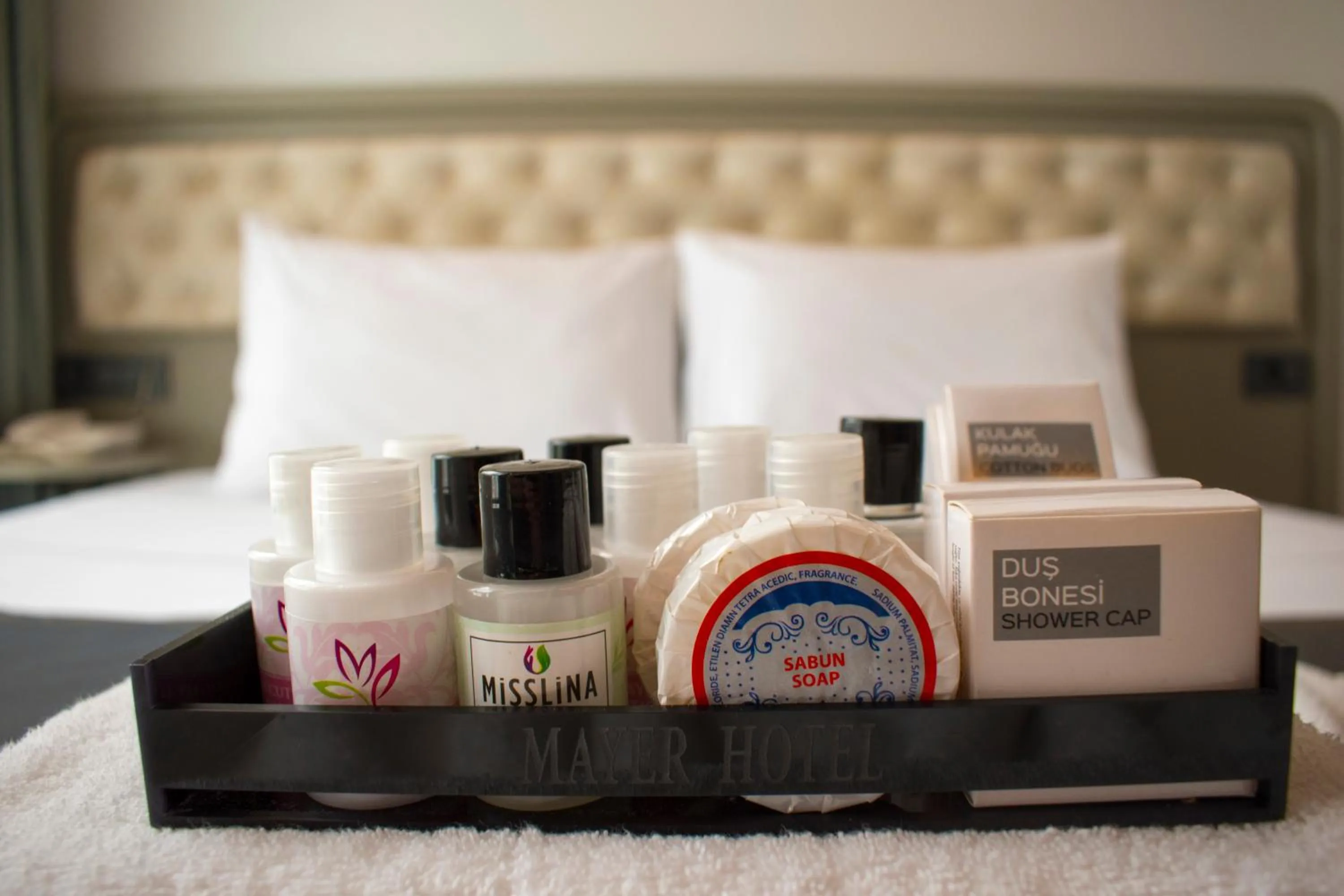 Bathroom, Bed in Mayer Hotel Istanbul