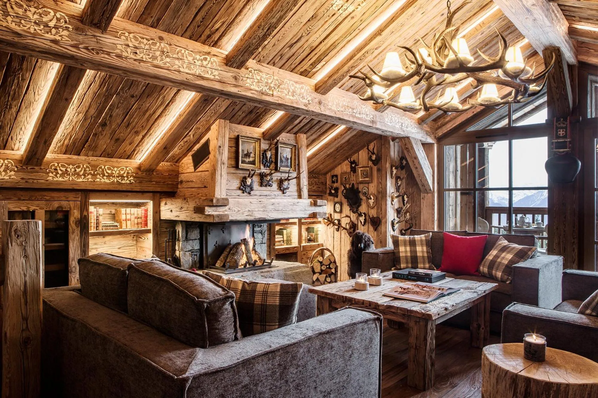 Living room in Le Refuge de la Traye