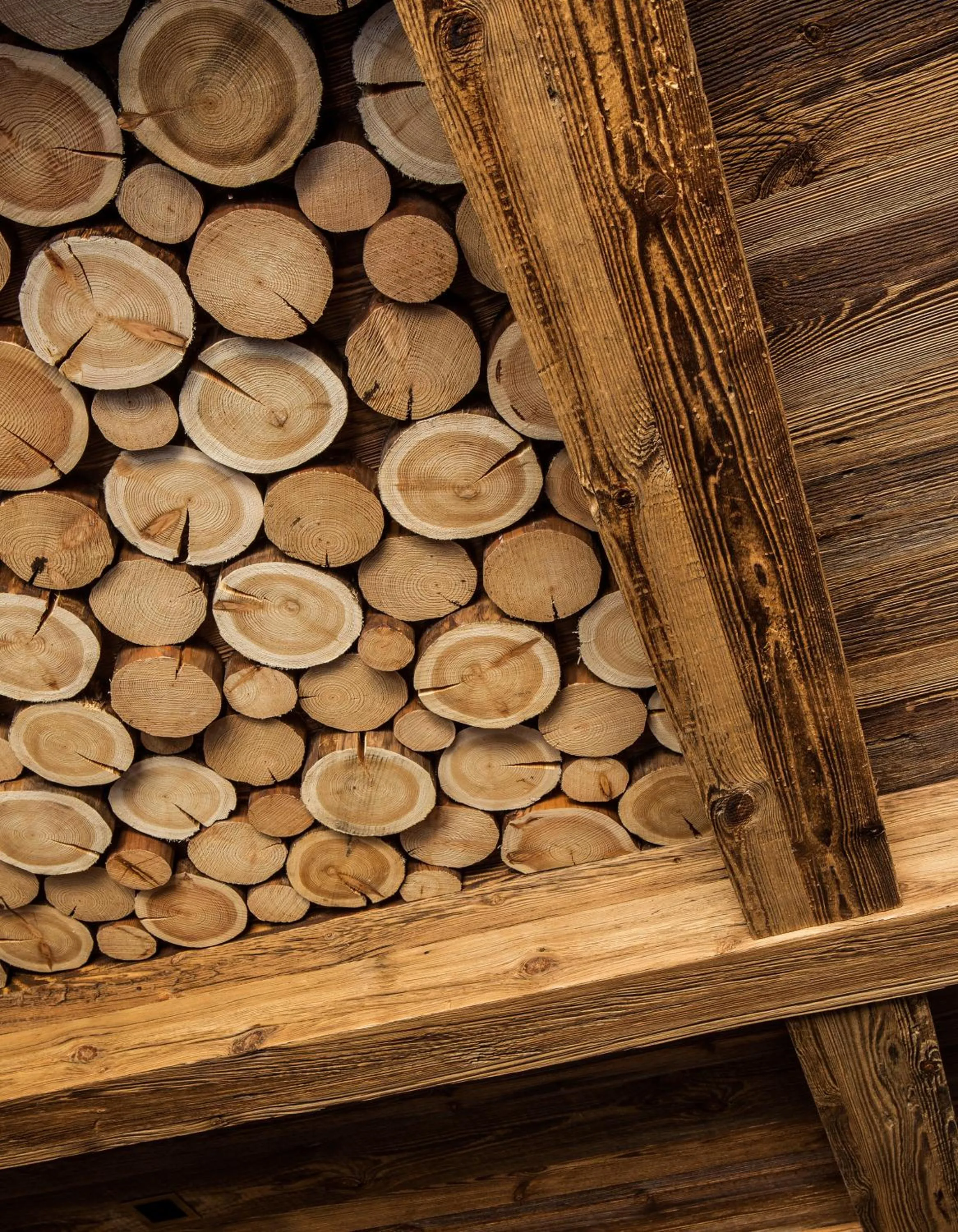 Decorative detail in Le Refuge de la Traye