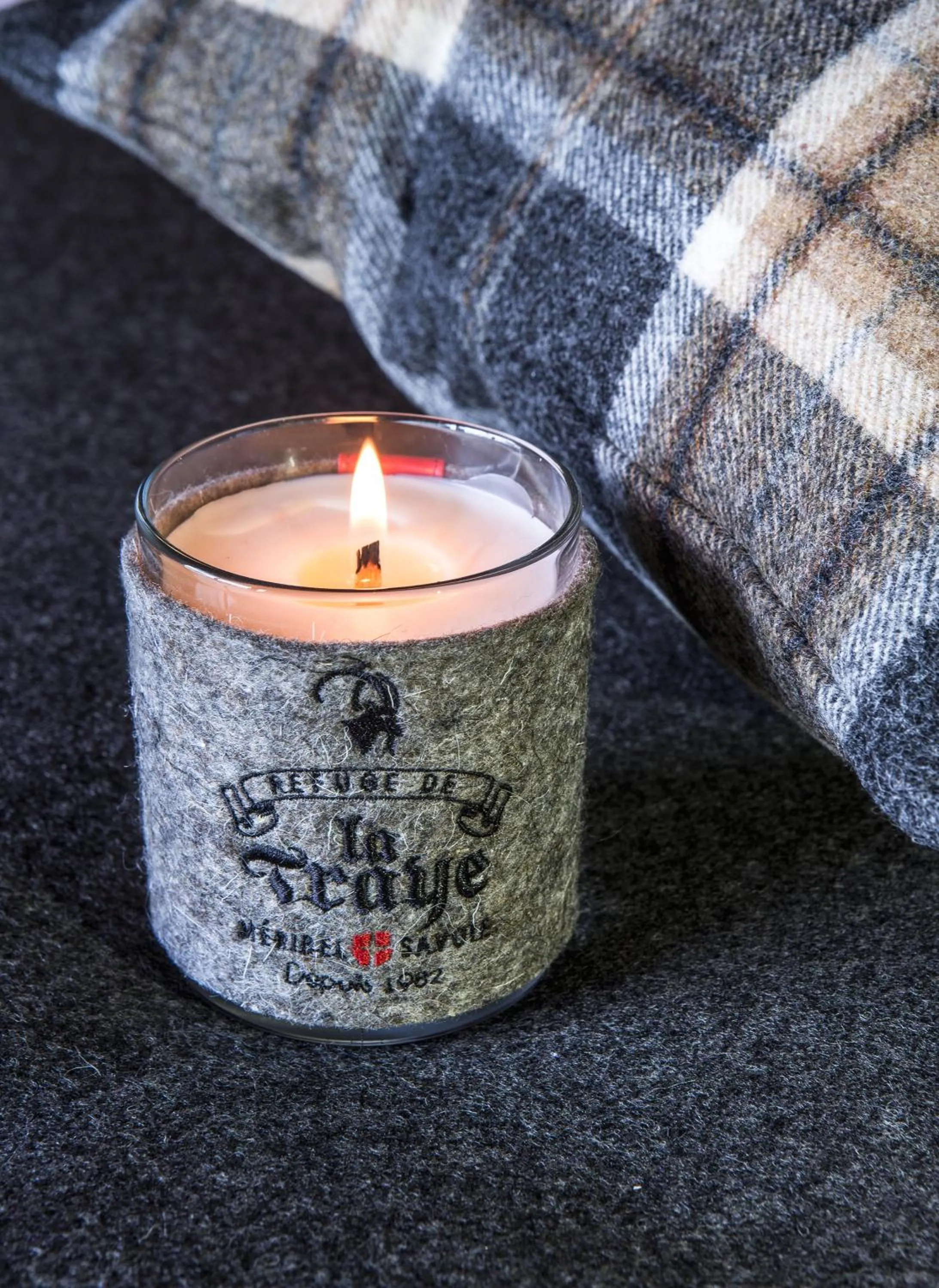 Decorative detail in Le Refuge de la Traye