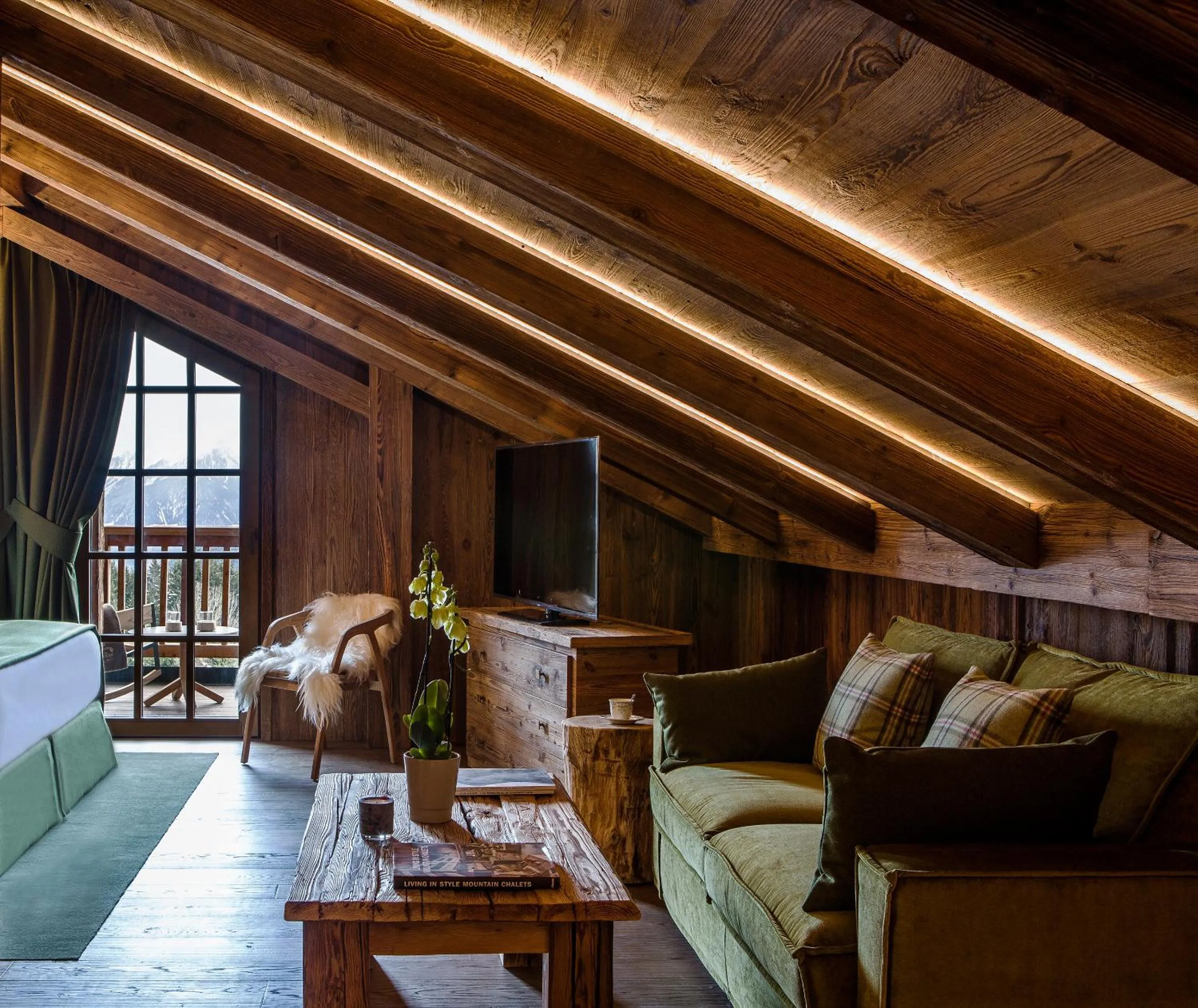 Living room in Le Refuge de la Traye