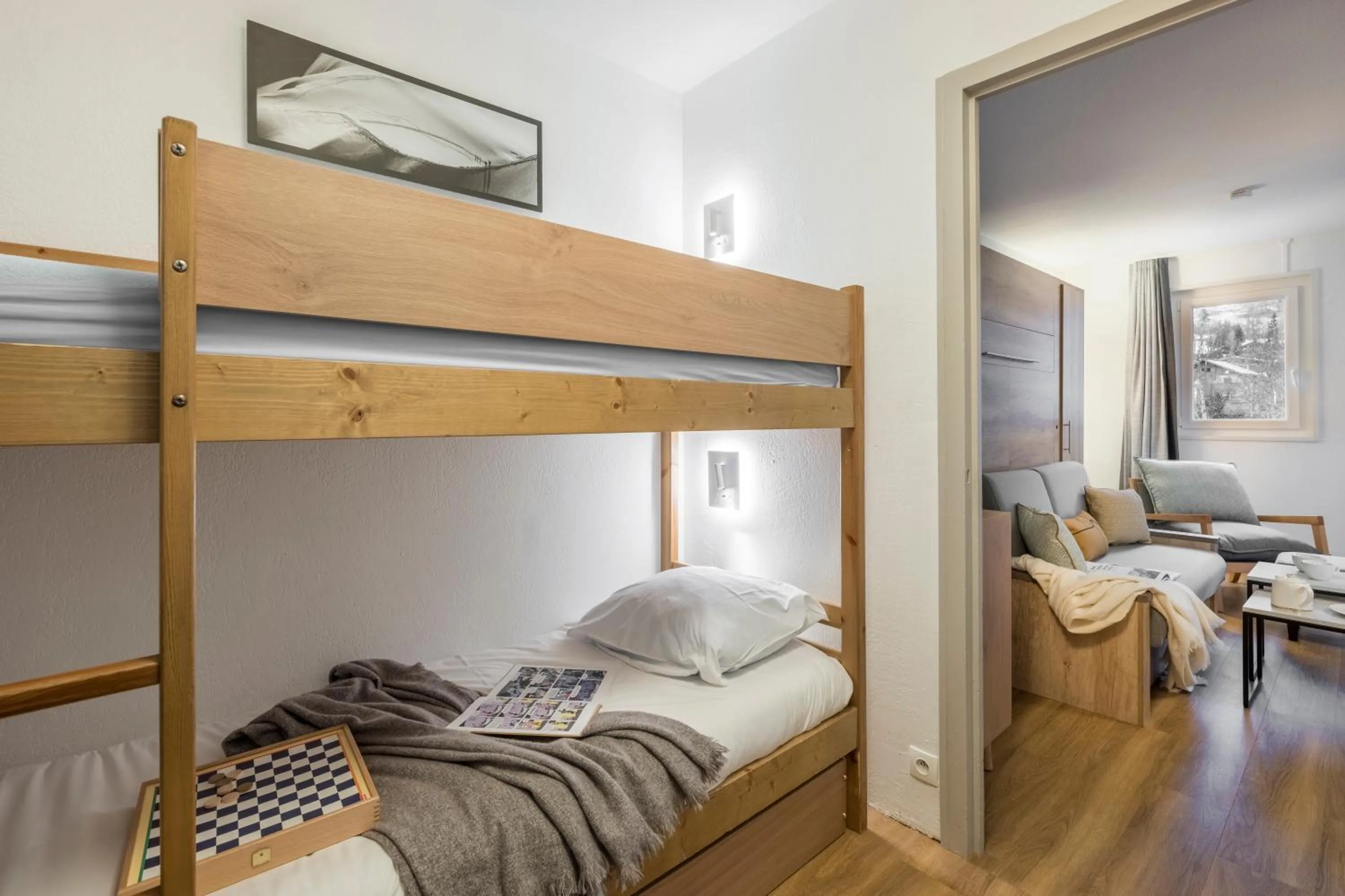 Bedroom, Bed in Résidence Pierre & Vacances La Rivière