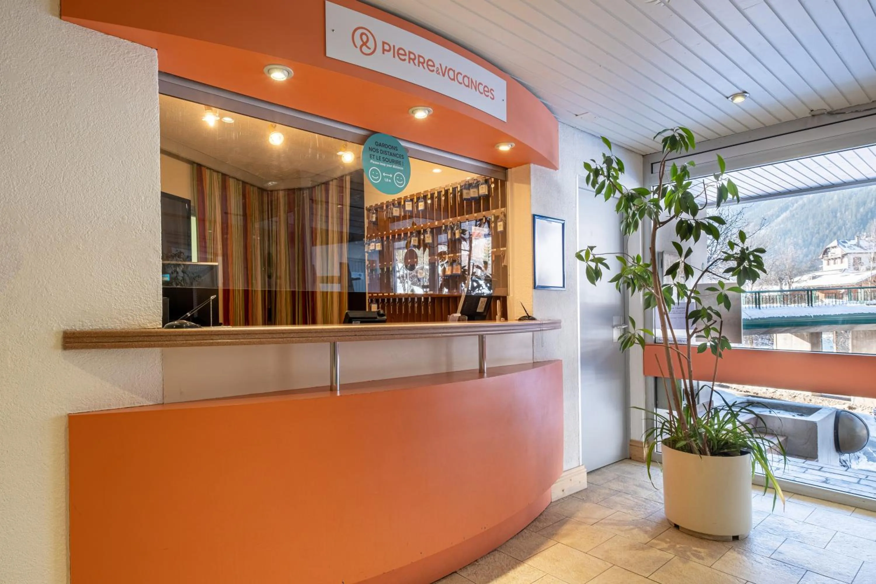 Living room in Résidence Pierre & Vacances La Rivière