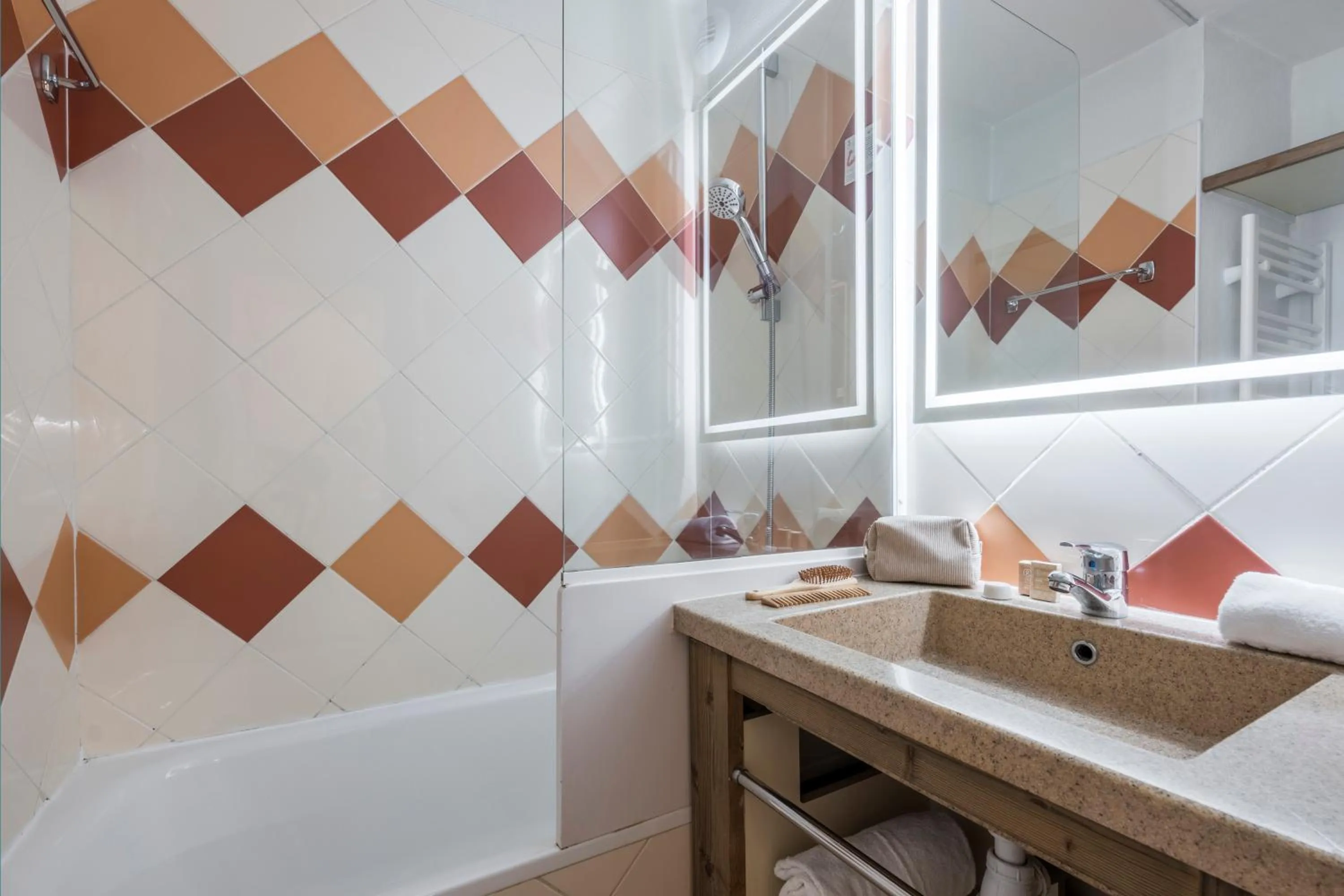 Bathroom in Résidence Pierre & Vacances La Rivière