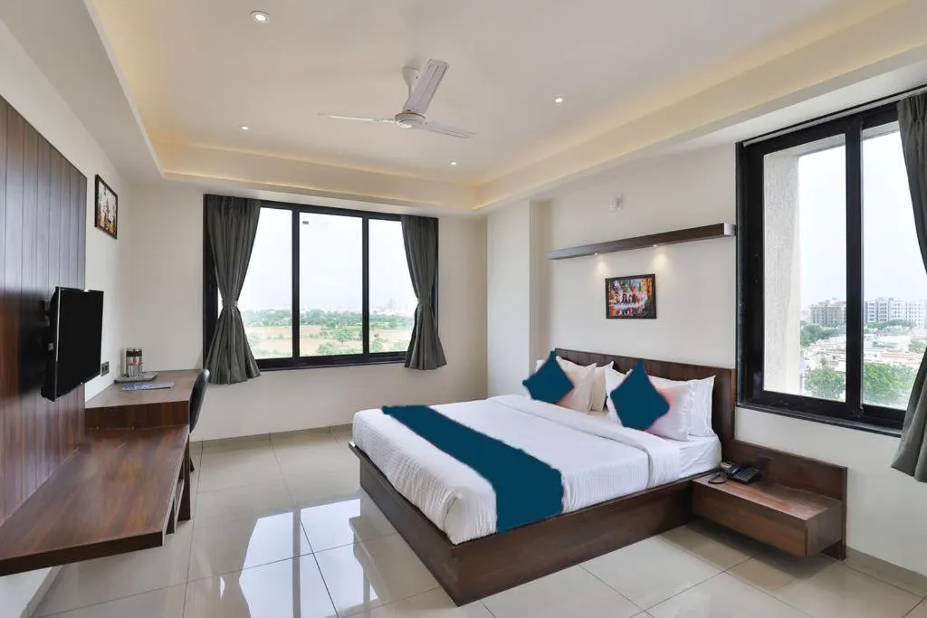 View (from property/room), Bed in Hotel Sparsh Inn - Chandkheda