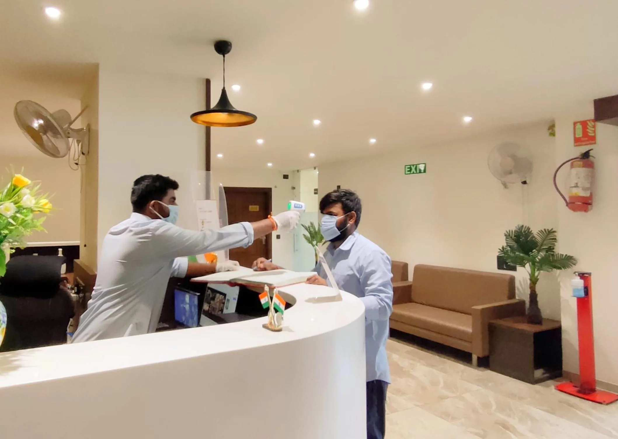 Staff in Hotel Sparsh Inn - Chandkheda