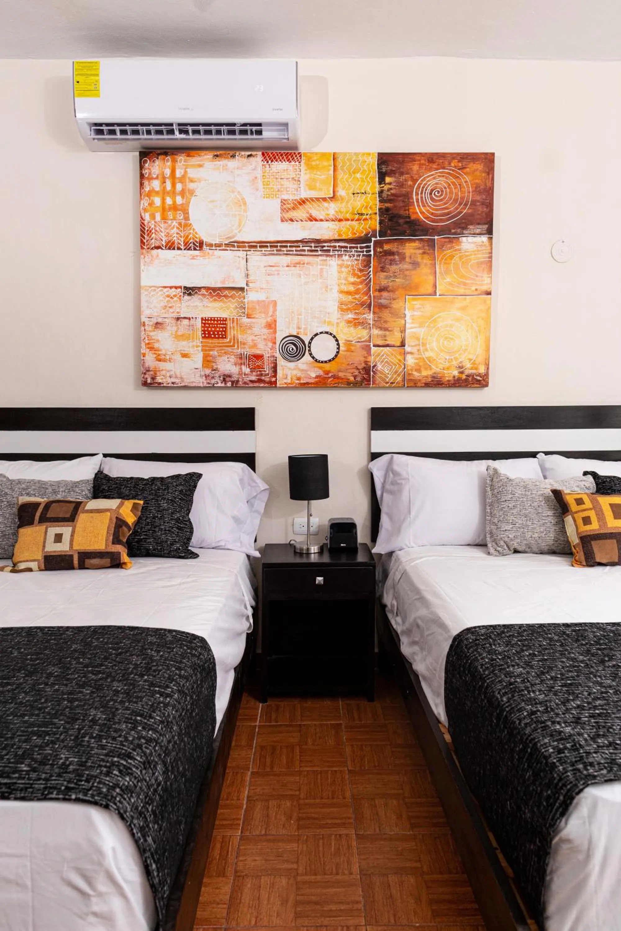 Bed in Santa Fe Studios And Suites