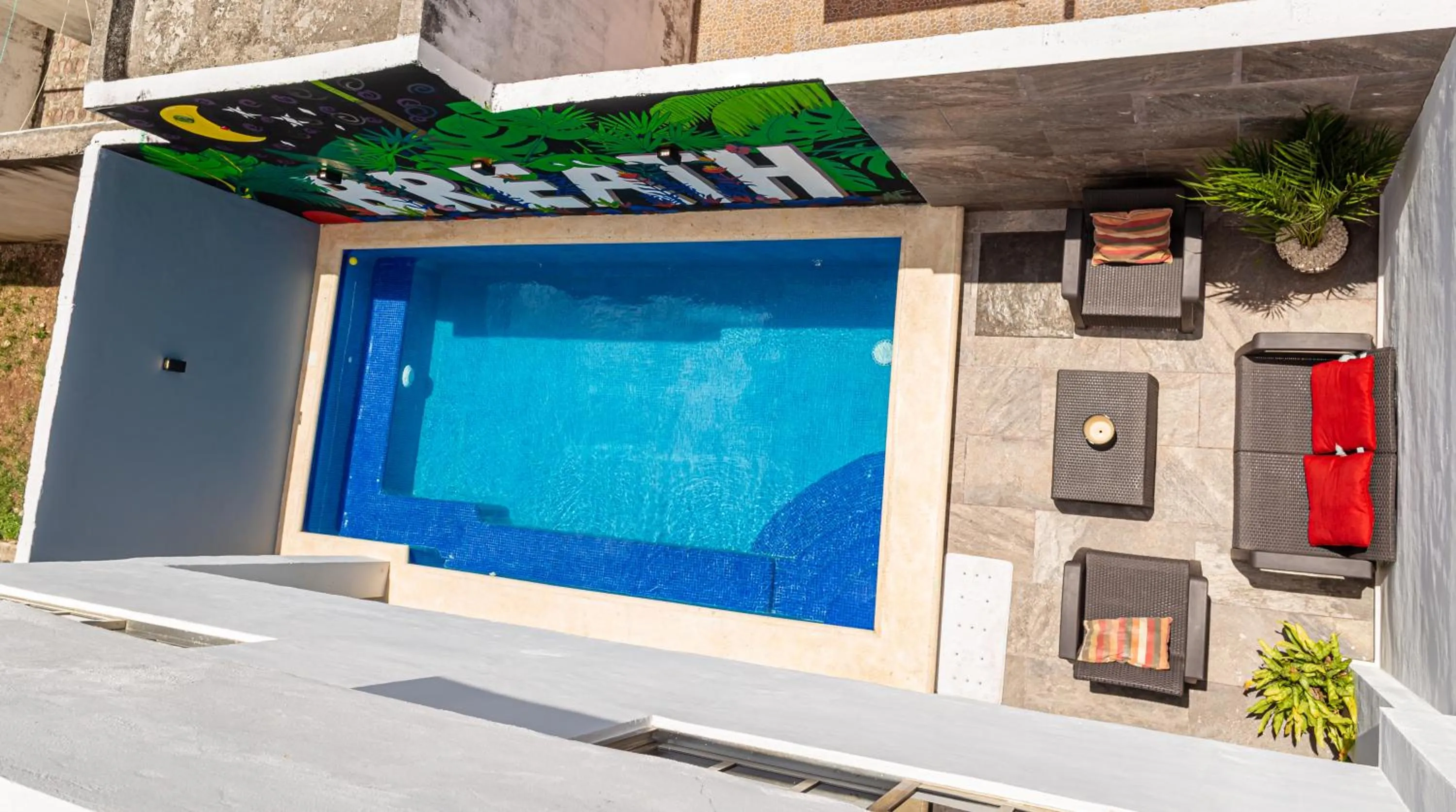 Swimming pool in Santa Fe Studios And Suites