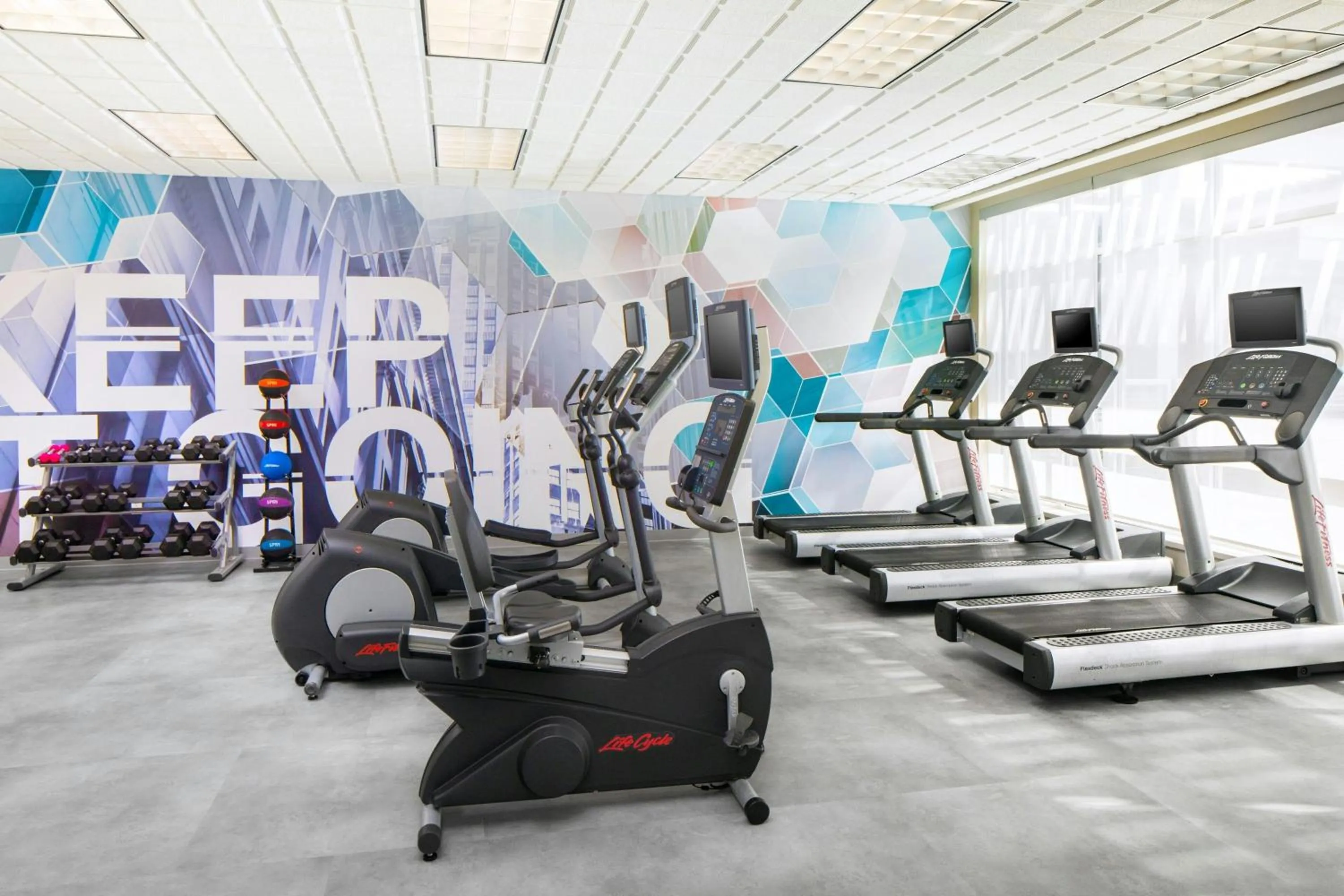 Fitness centre/facilities in SpringHill Suites by Marriott Midland Odessa