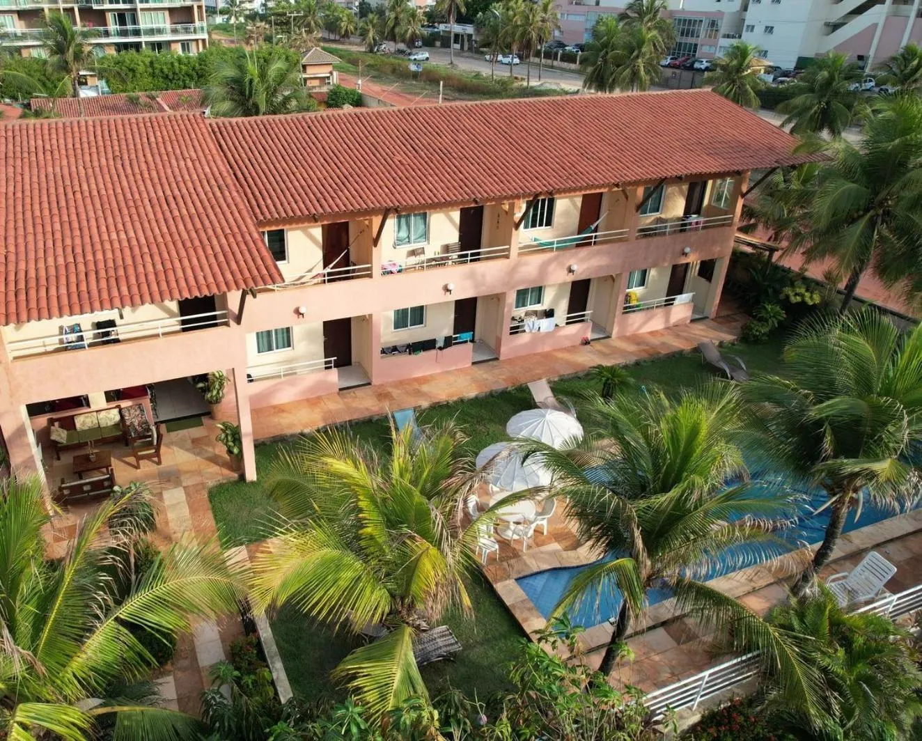 Bird's eye view in Pousada Porto das Dunas