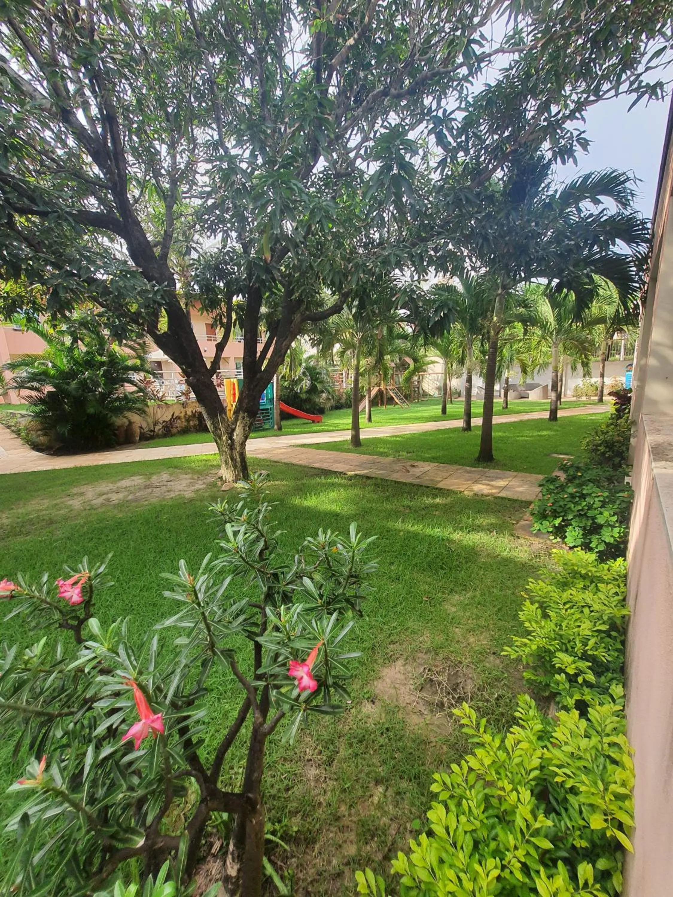 Garden view in Pousada Porto das Dunas