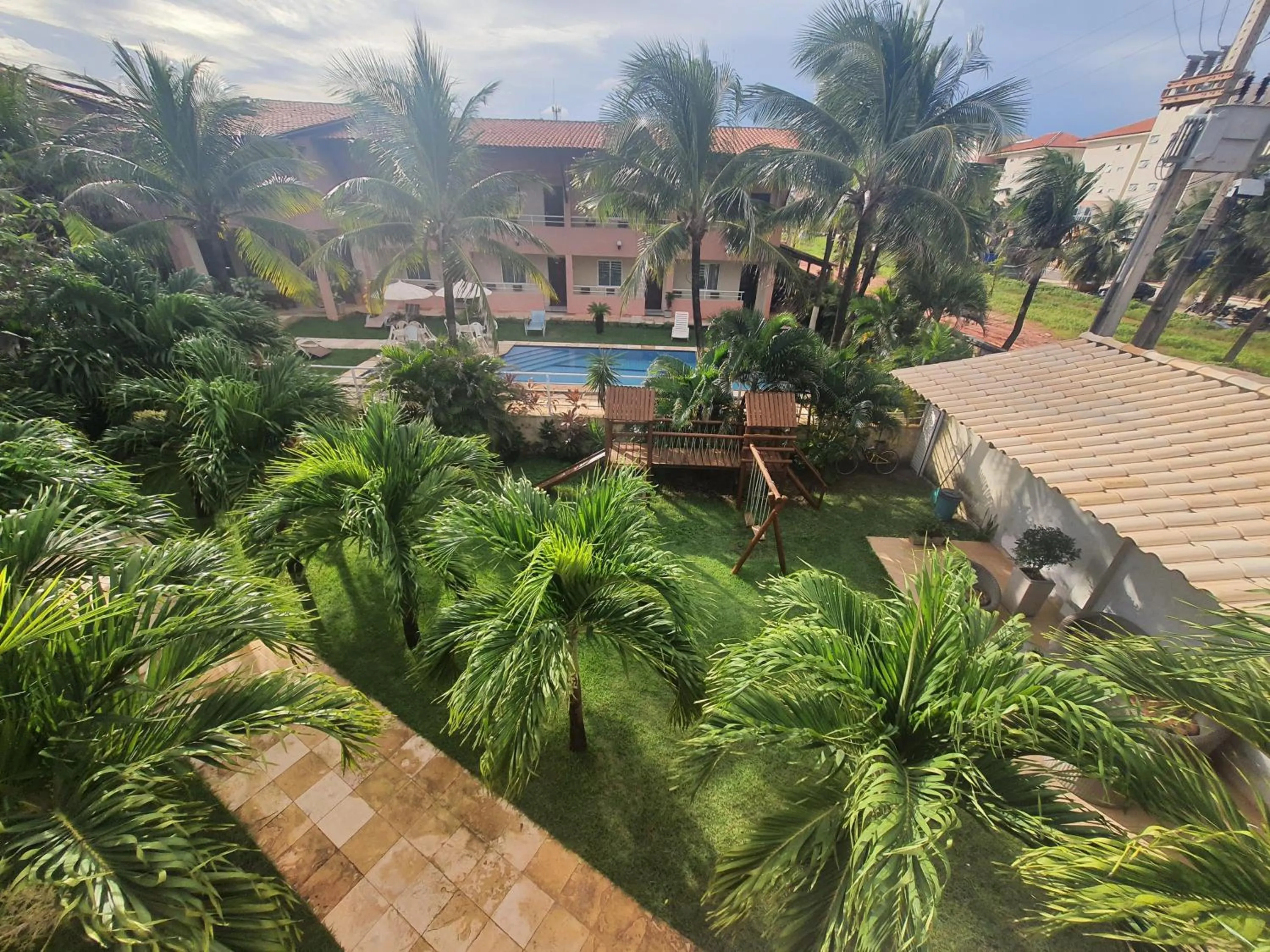 Garden view in Pousada Porto das Dunas