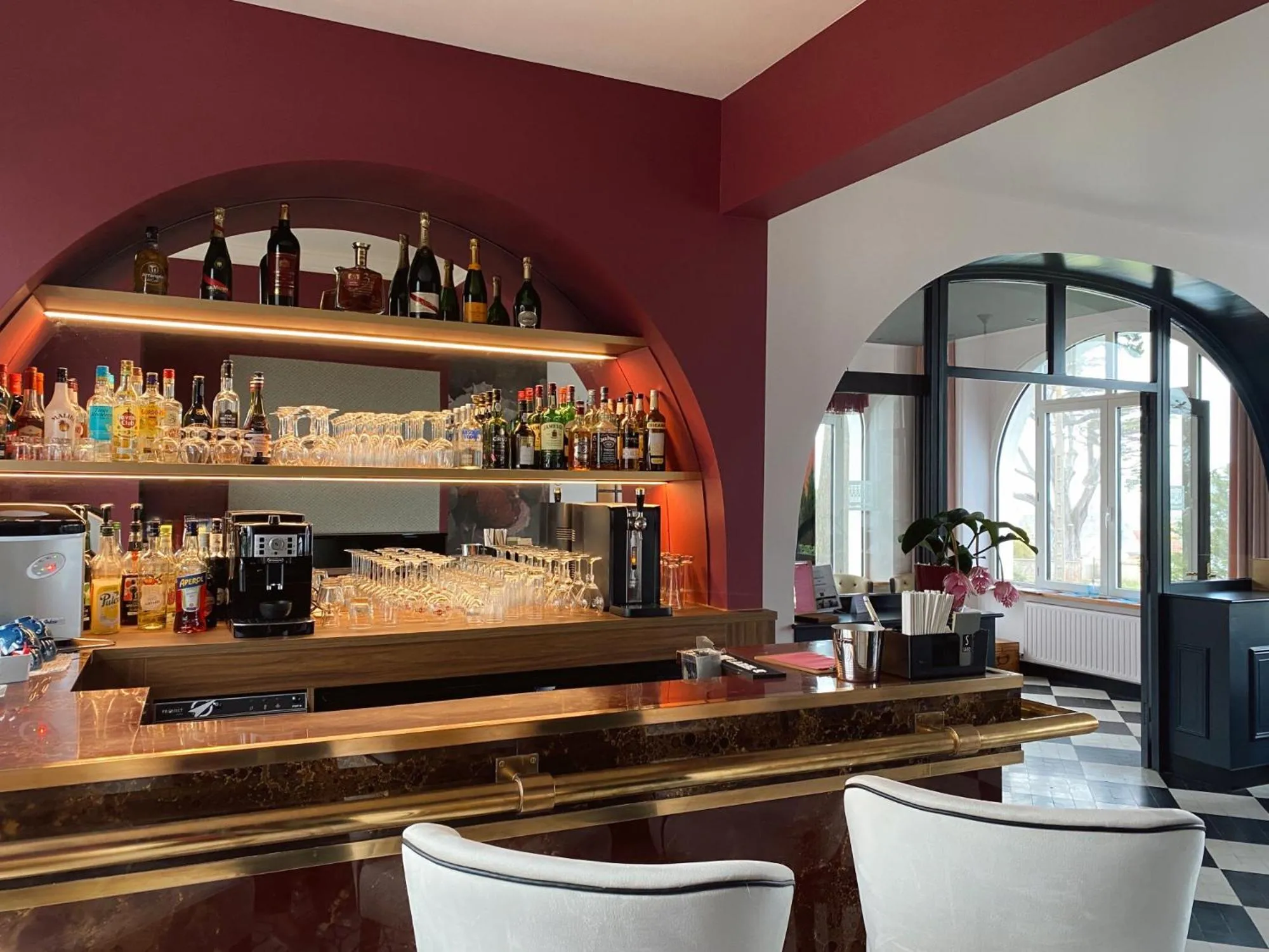 Living room in Park Hotel Bellevue