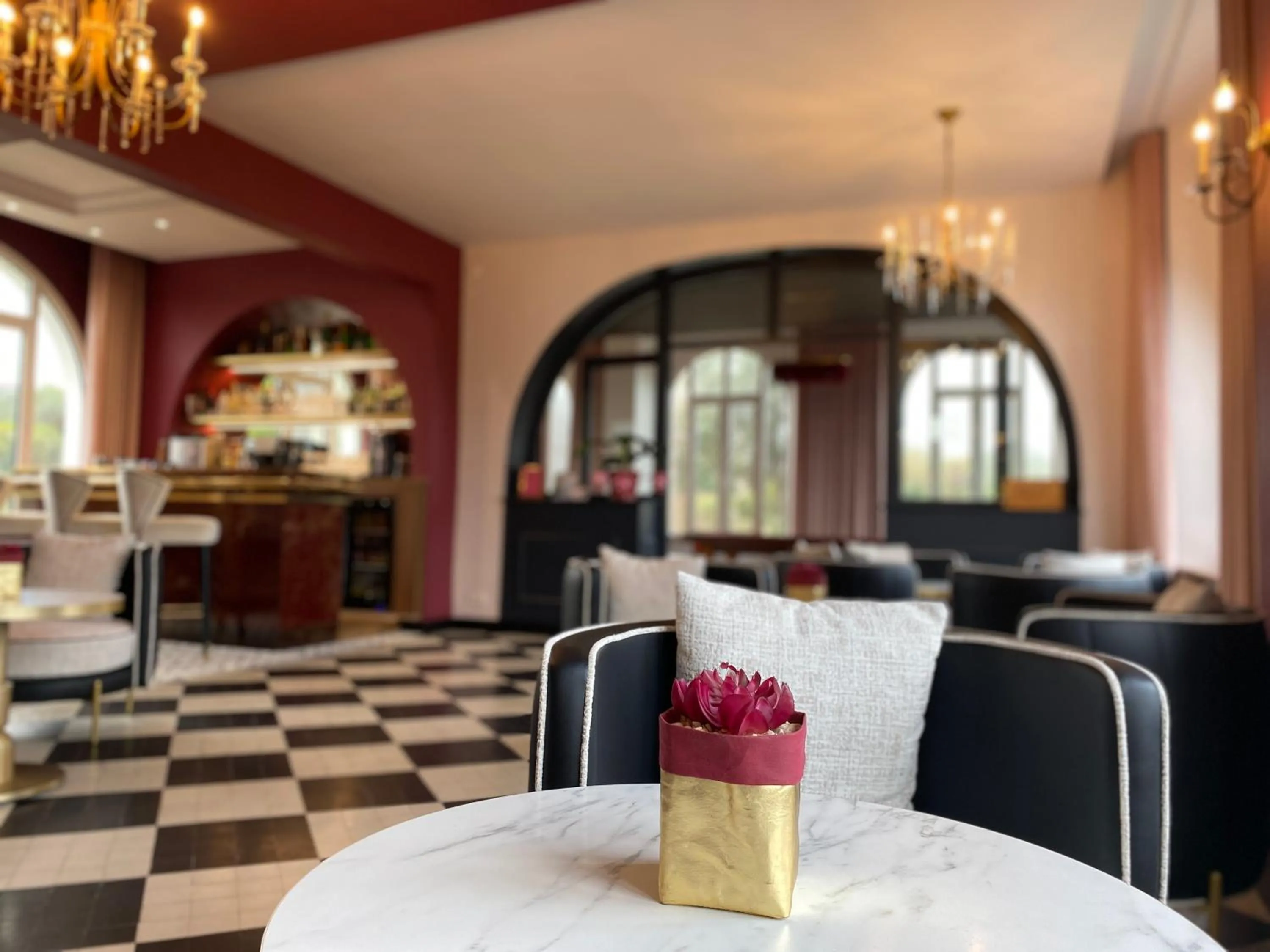 Living room in Park Hotel Bellevue