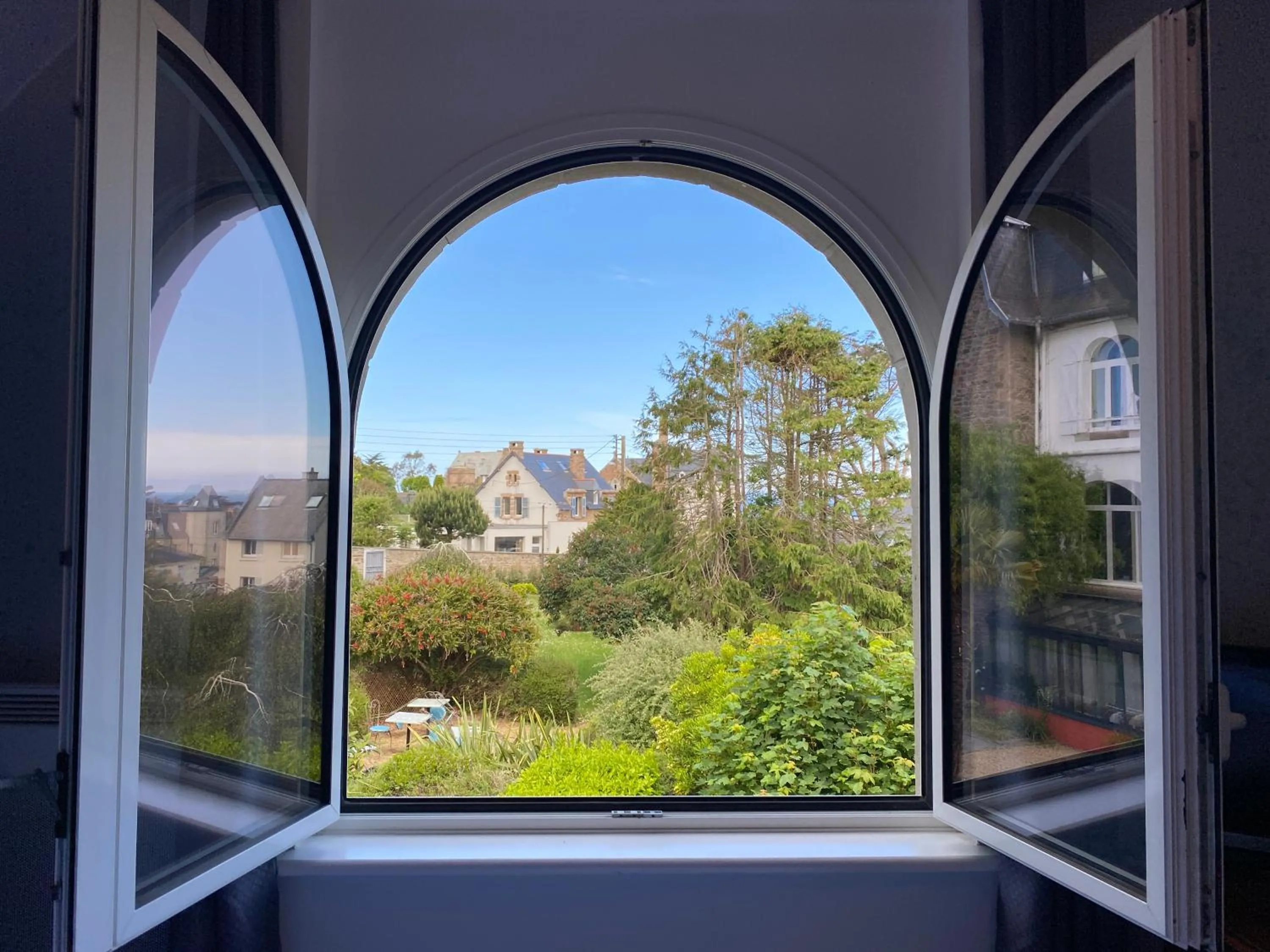Garden view in Park Hotel Bellevue