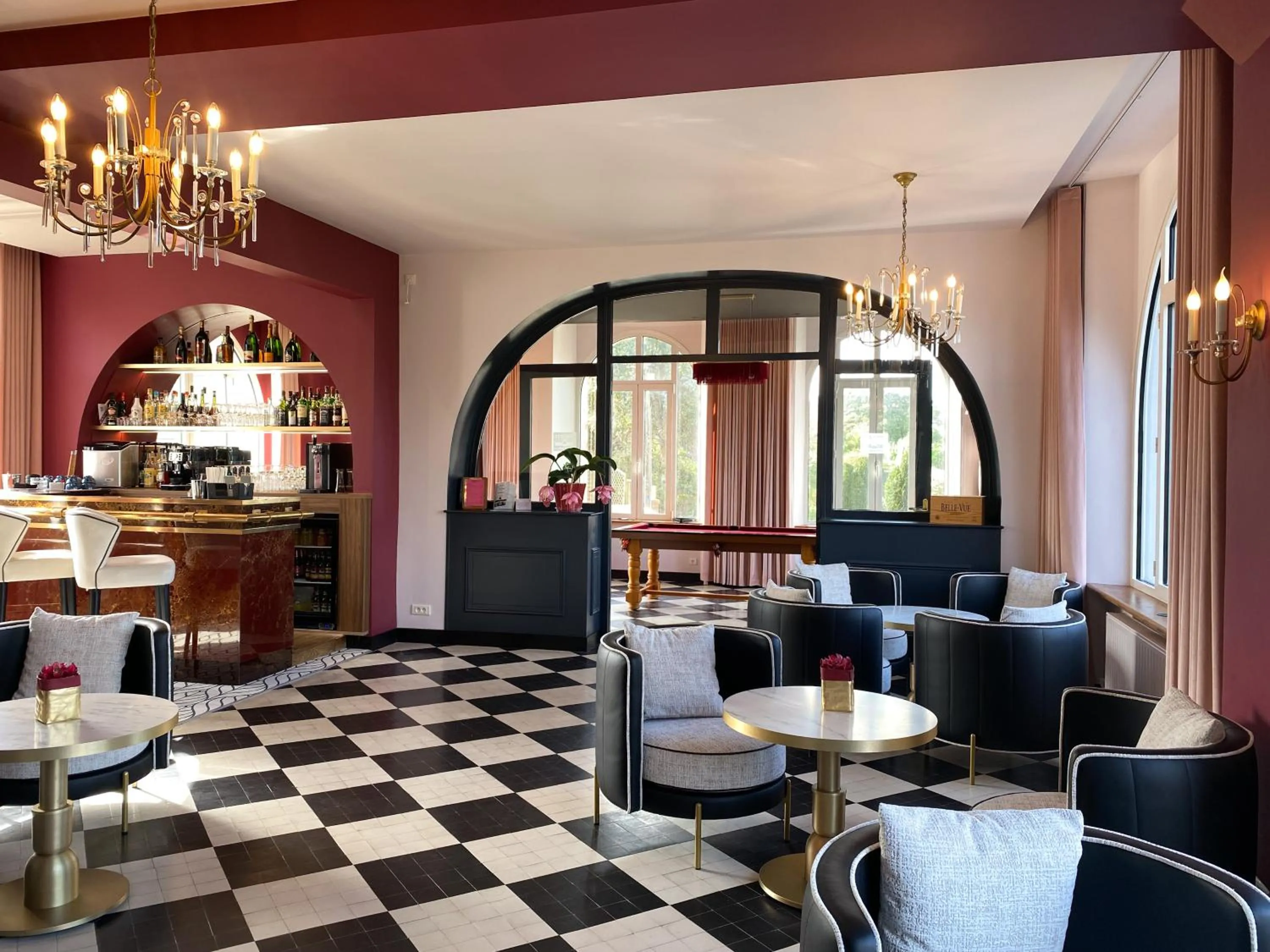 Living room in Park Hotel Bellevue