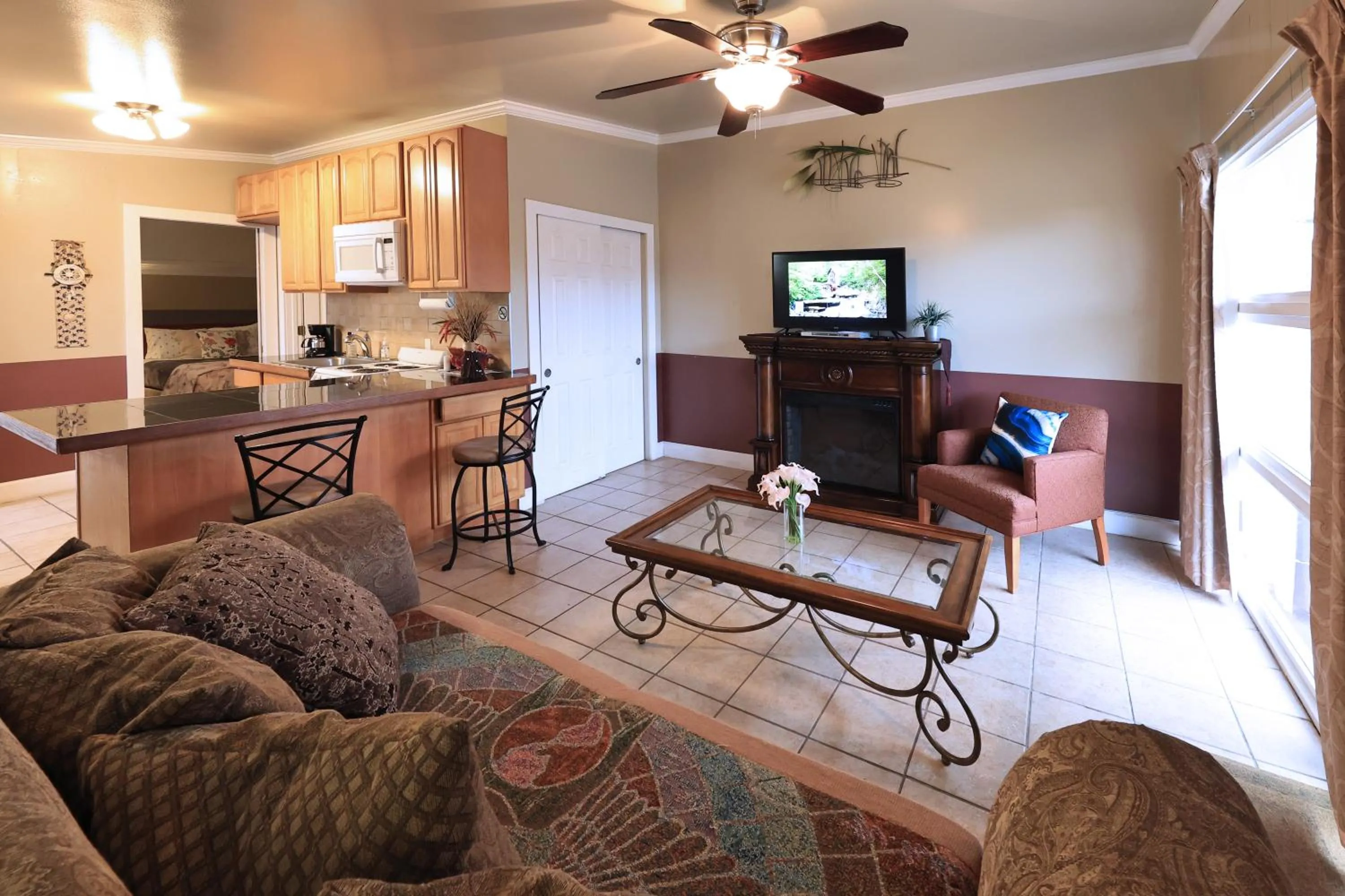 Living room in Beachwood Condos & Resort