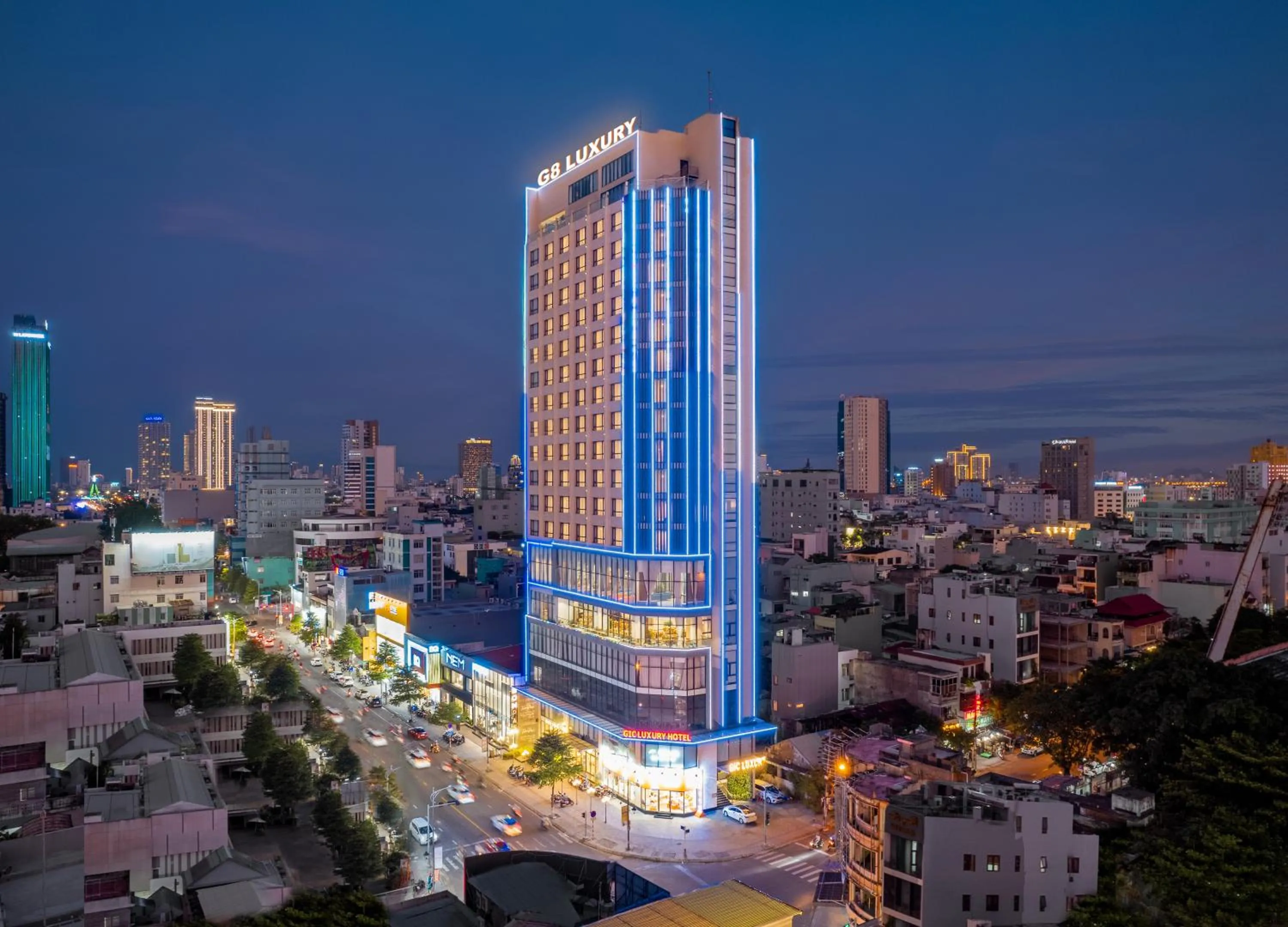 Property building in G8 Luxury Hotel and Spa Da Nang