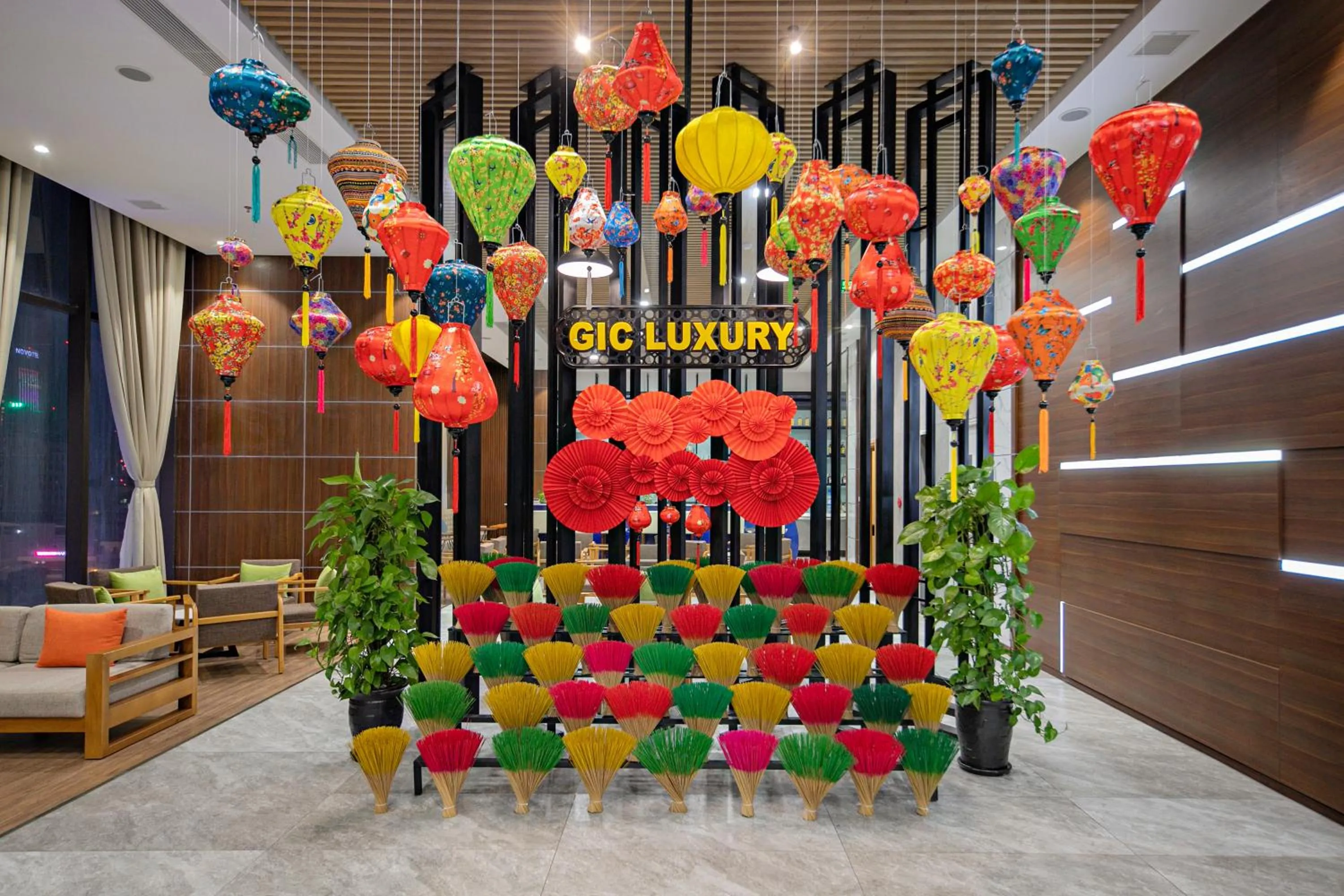 Lobby or reception in G8 Luxury Hotel and Spa Da Nang