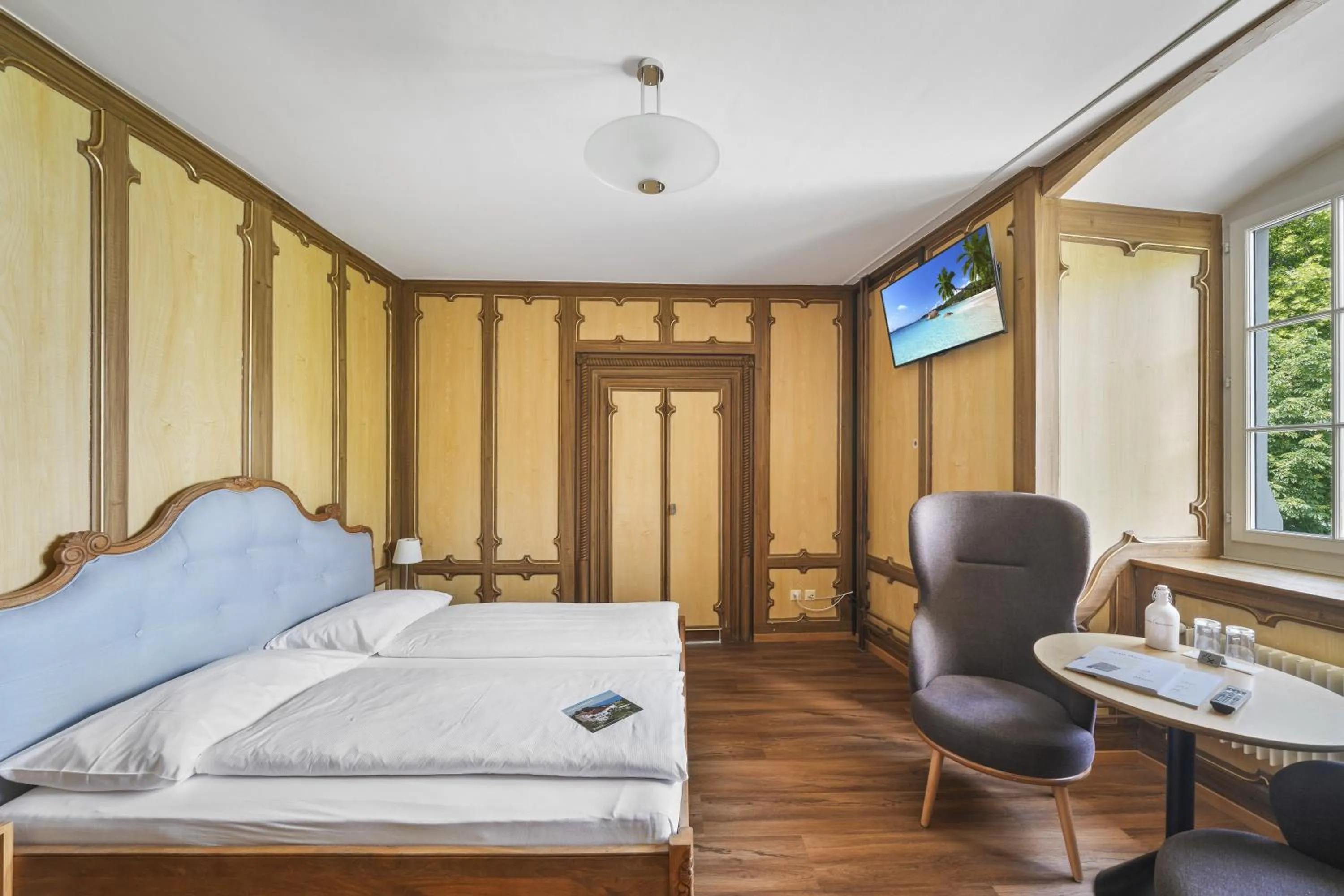 Bed in Schloss Wartensee