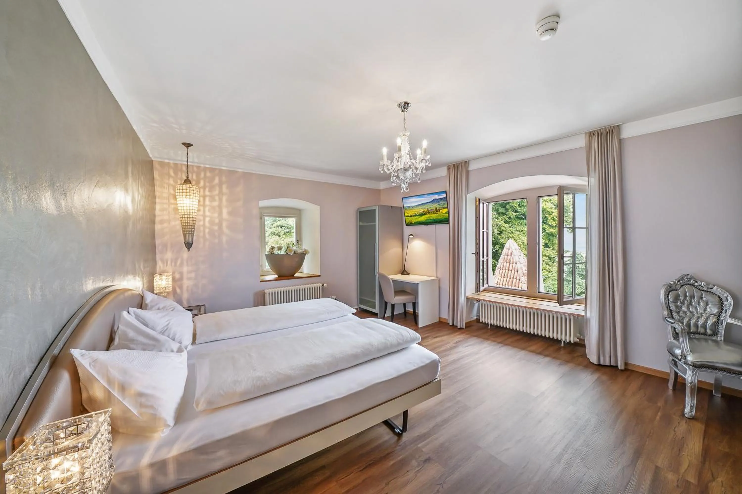 Bed in Schloss Wartensee