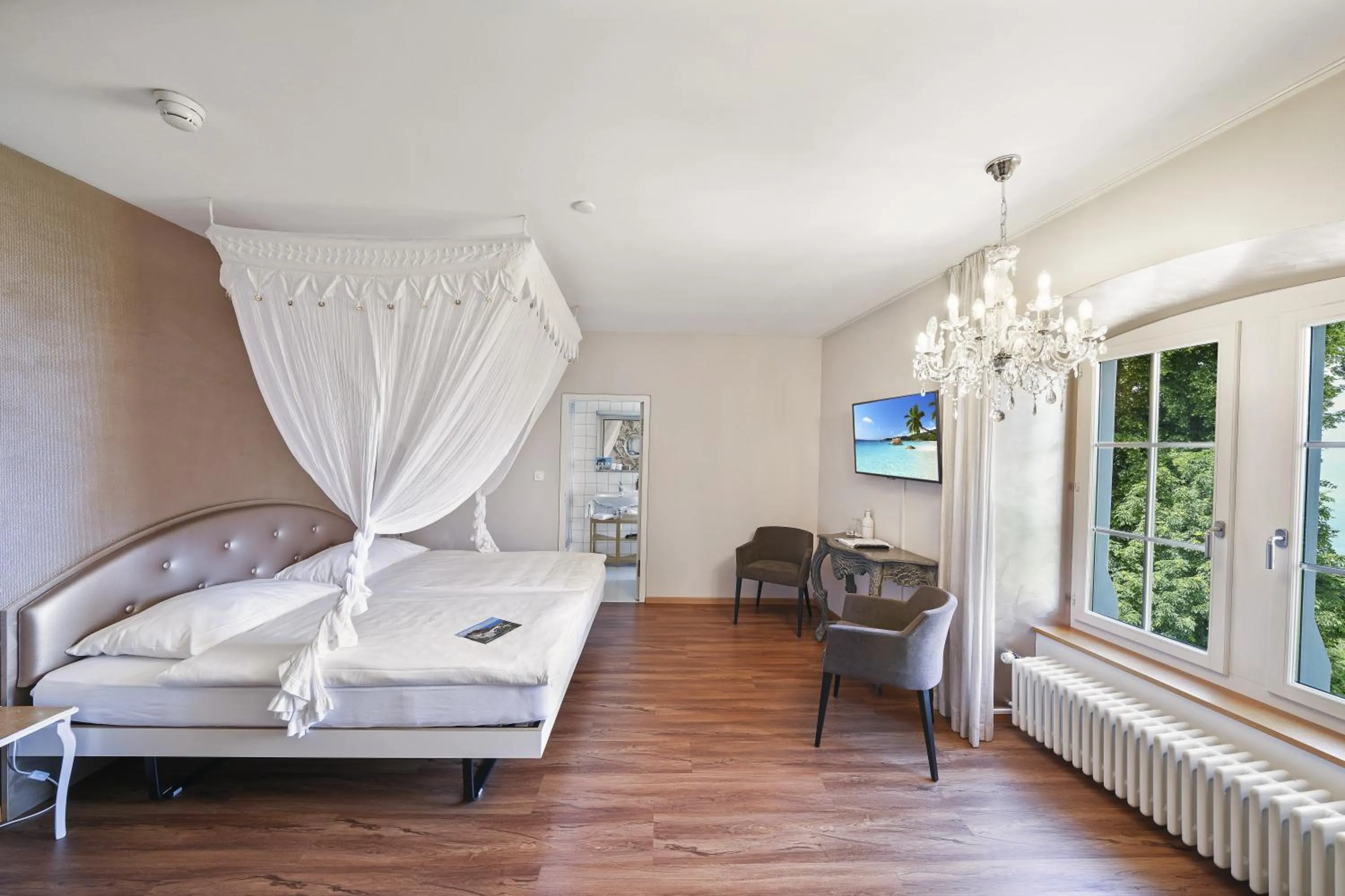 Bed in Schloss Wartensee