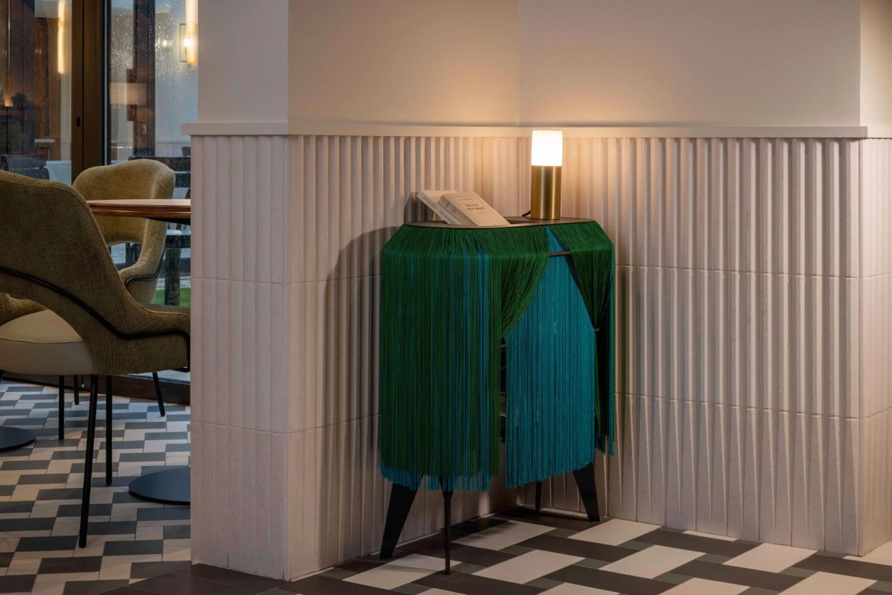 Decorative detail in Hotel Grand Coeur Latin