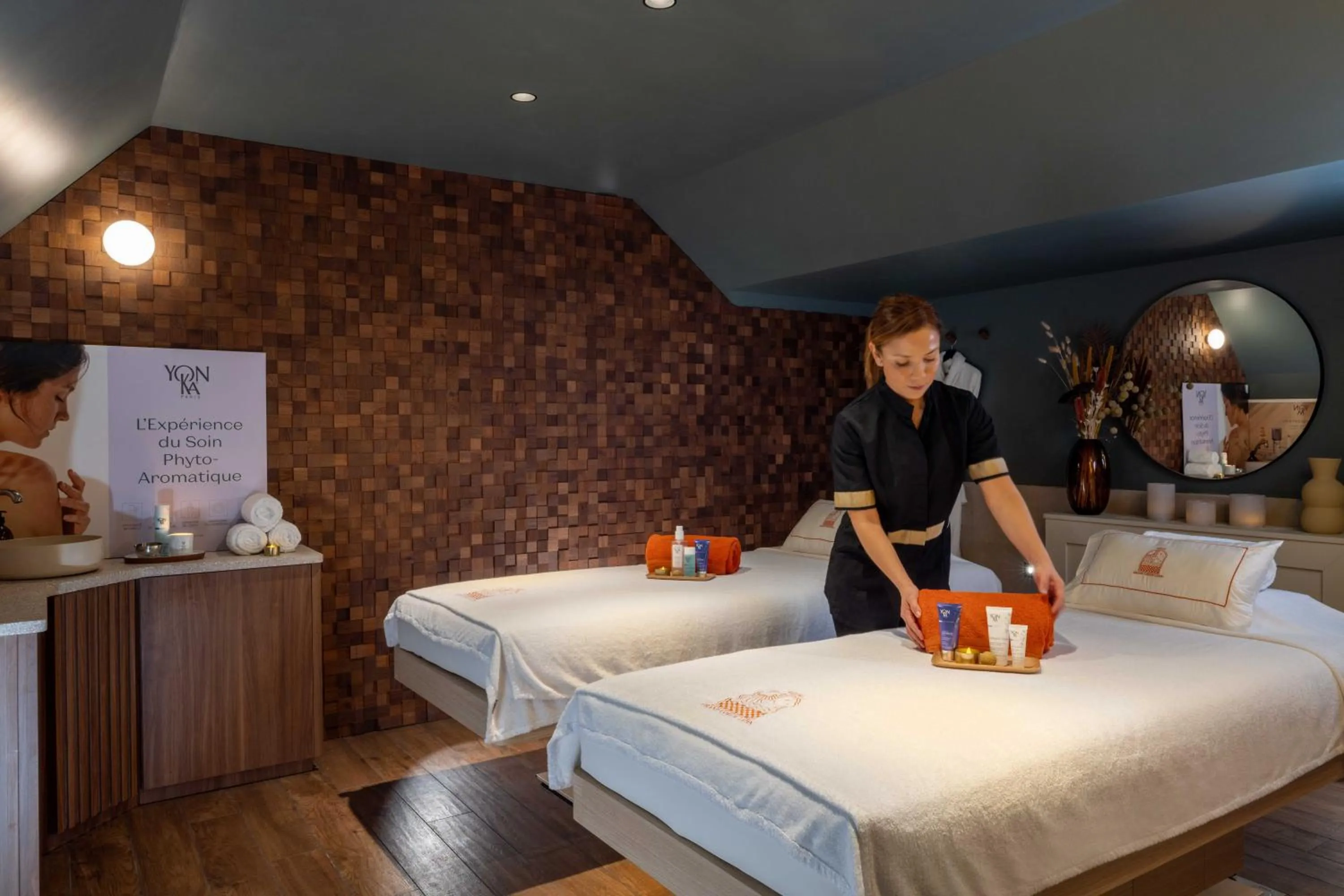 Spa and wellness centre/facilities, Bed in Hotel Grand Coeur Latin