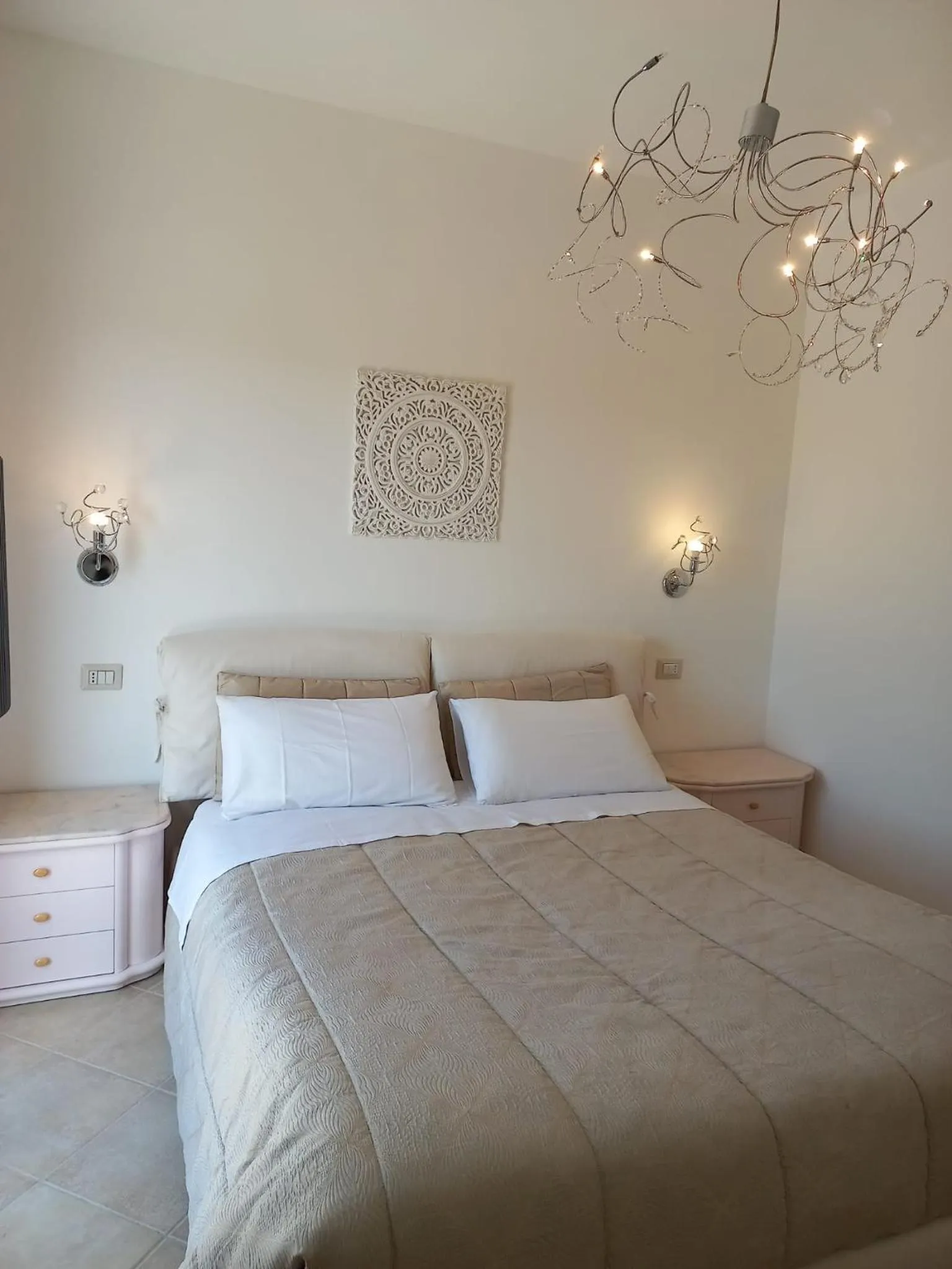 Bed in B&B Villa Orchidea