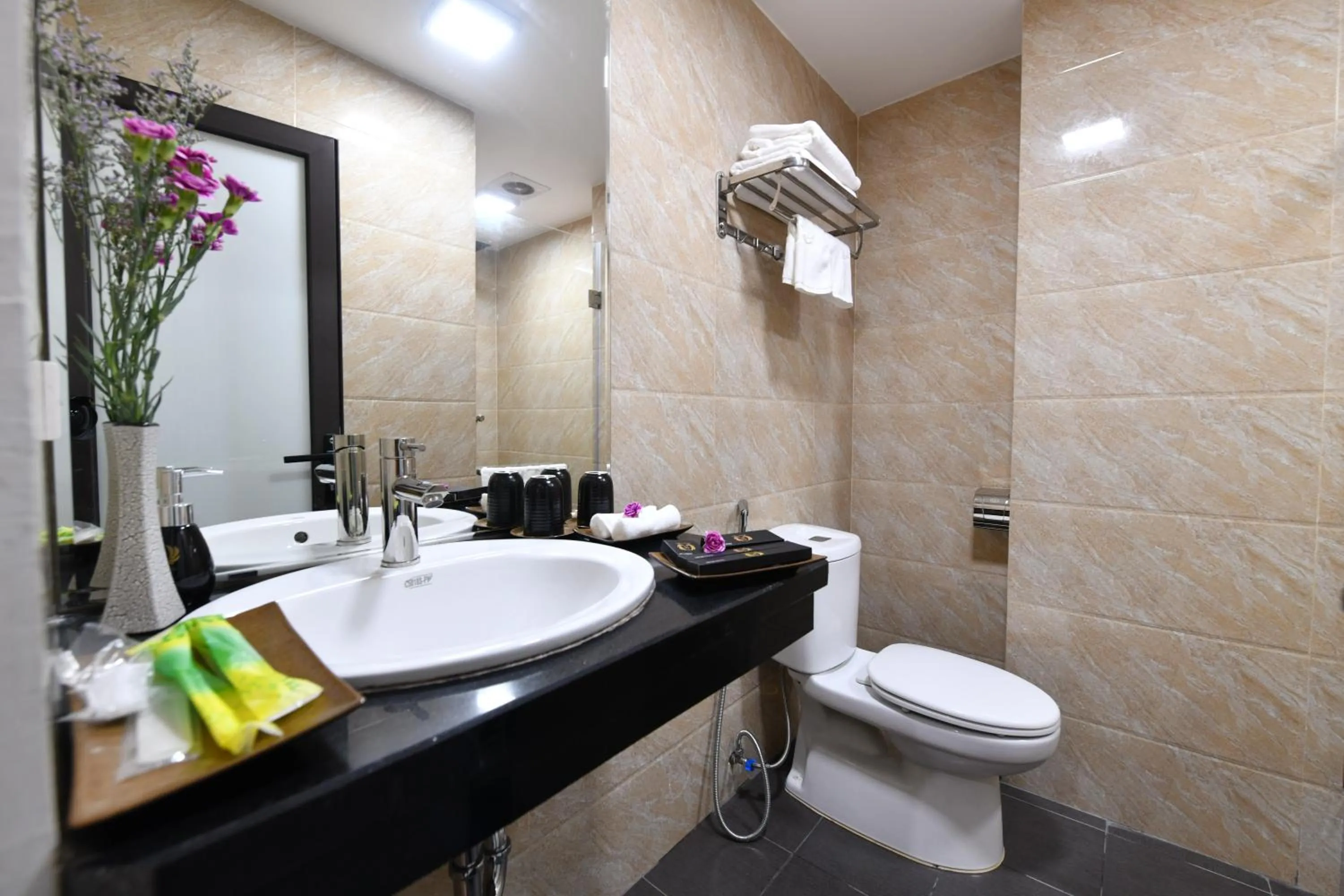 Toilet in Hanoi Elpis Grand Hotel