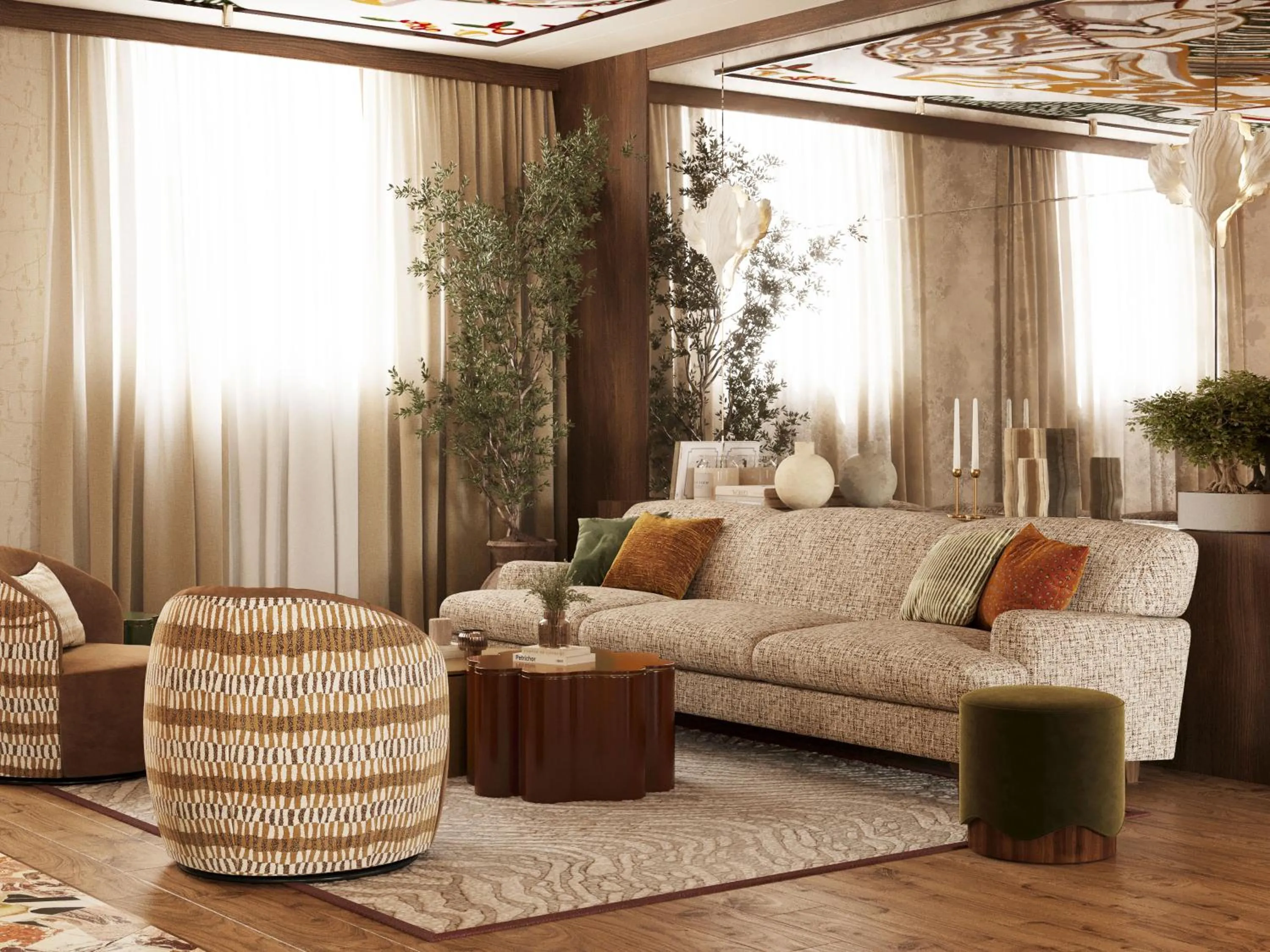 Living room in Grand Hôtel Roi René Aix - MGallery Collection