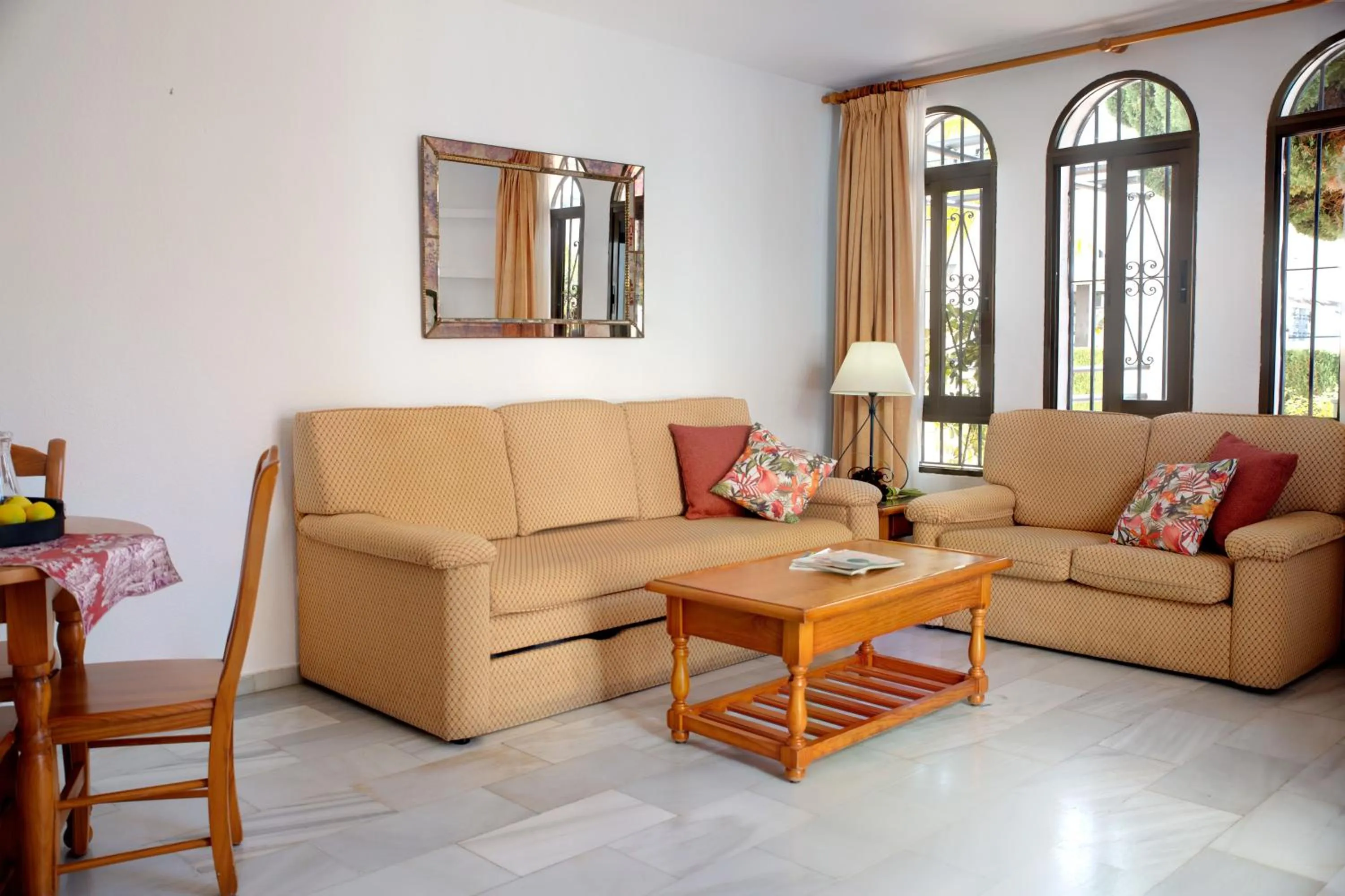 Living room in Pueblo Evita