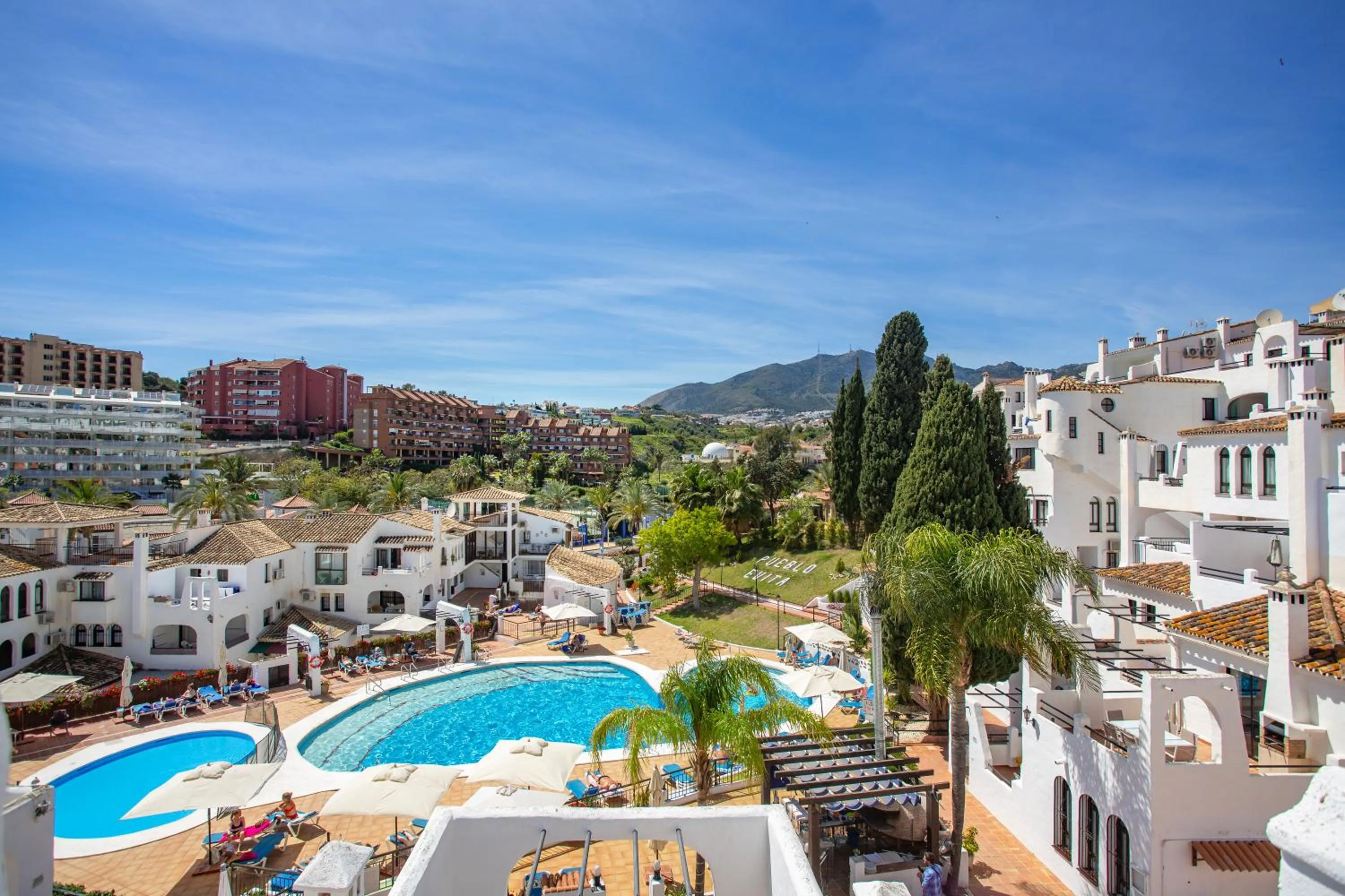 City view in Pueblo Evita